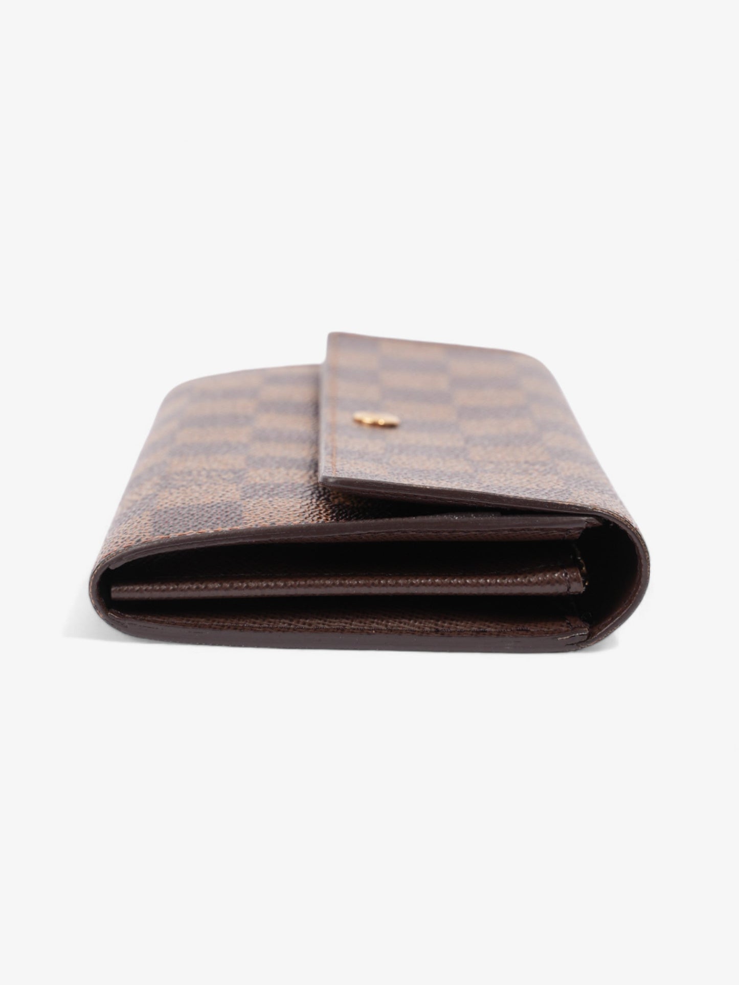 Louis Vuitton Portefeuille International Ebene Coated Canvas Damier Wallet Case Coated Canvas