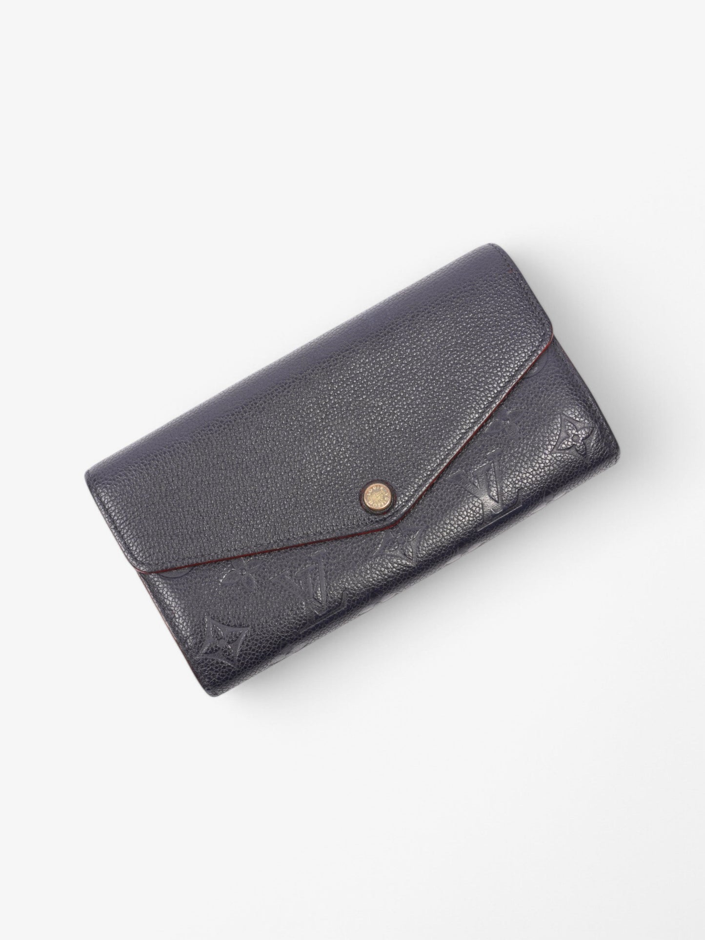 Louis Vuitton Sarah Black Leather Empreinte Wallet Case Leather 4