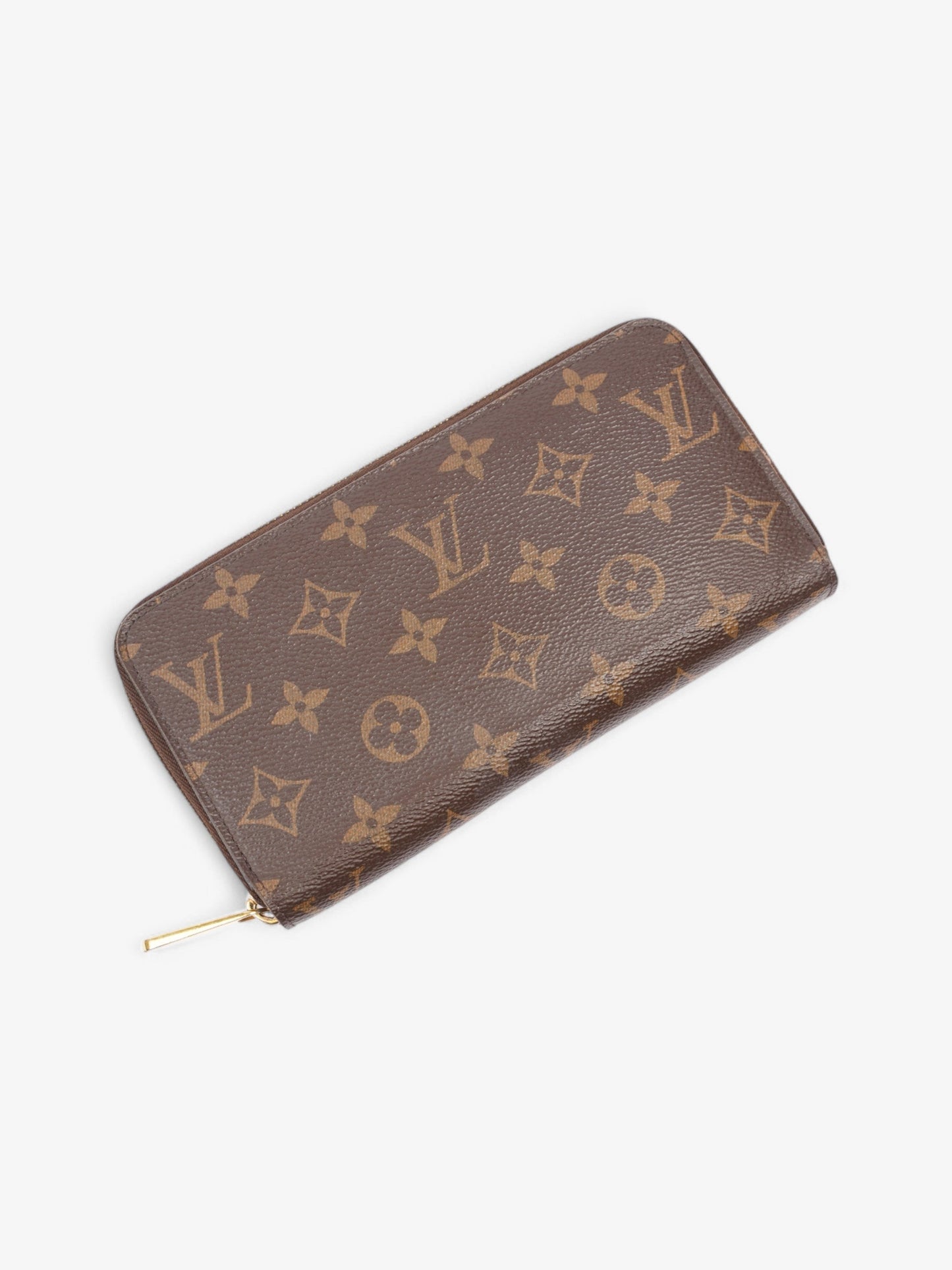 Louis Vuitton Zippy Coated Monogram Canvas Coated Canvas Wallet Case Canvas 14