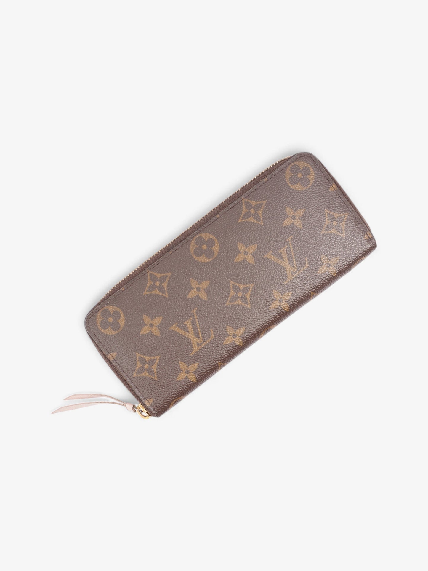 Louis Vuitton Clemence Coated Monogram Canvas Coated Canvas Wallet Case Canvas 18