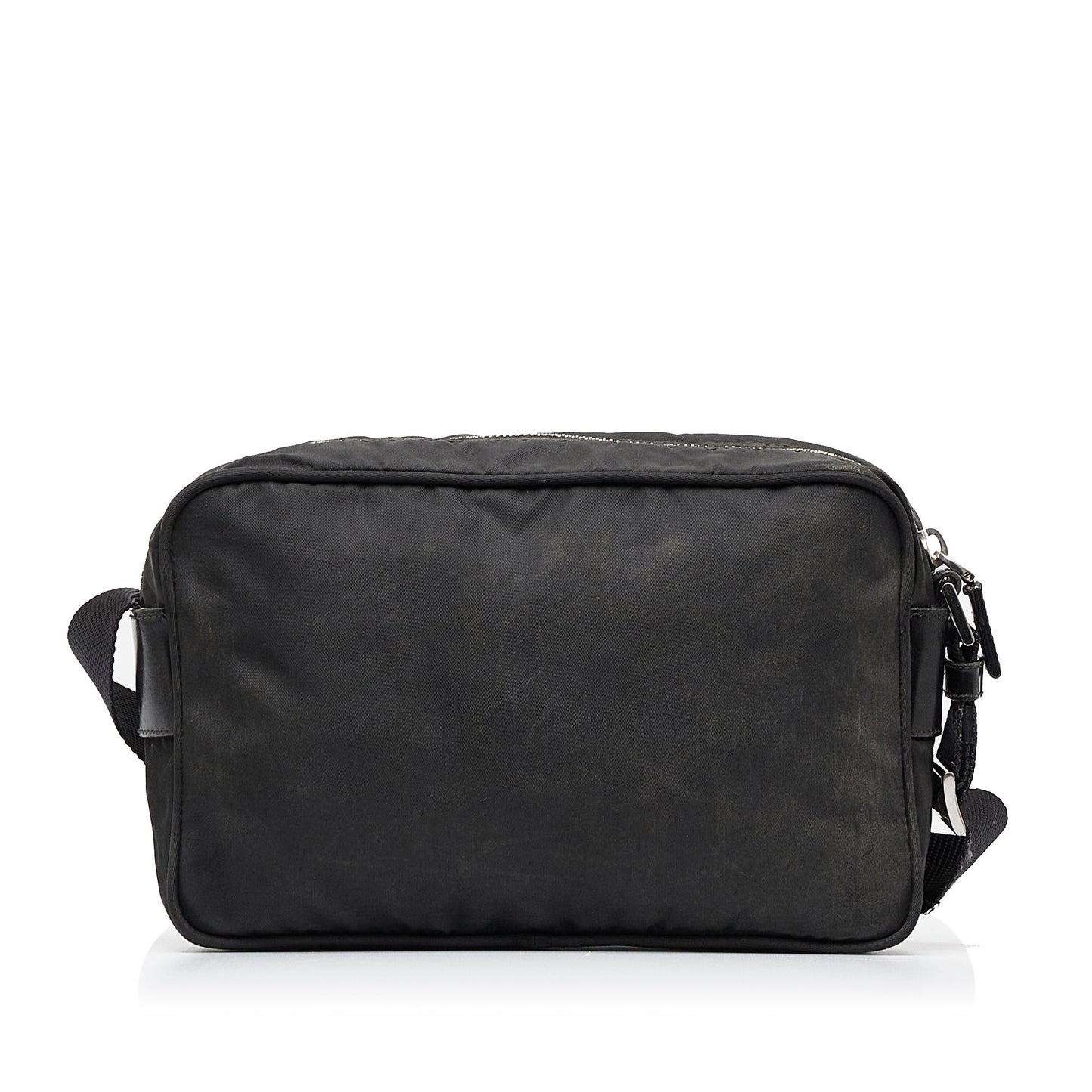 Prada Tessuto Luxury Handbag Canvas Nylon Black Crossbody Bag