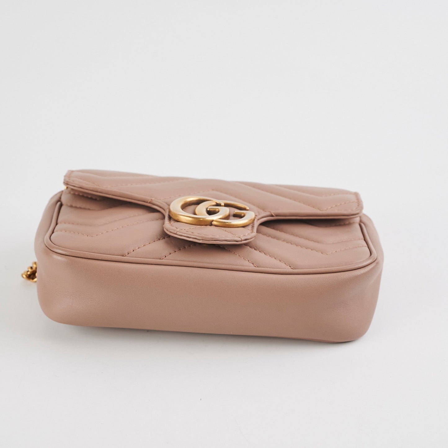 Gucci Marmont Super Dusty Crossbody Bag Pink Mini