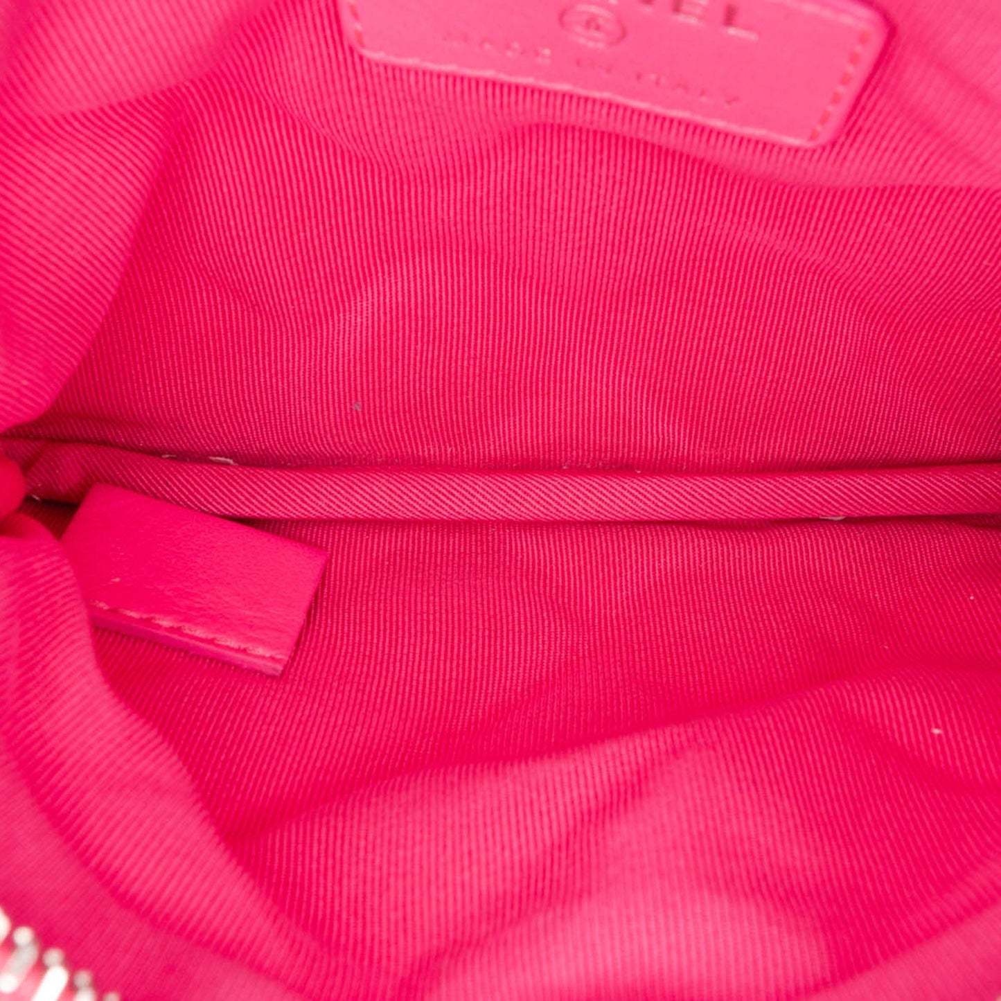 Pink Chanel Small Goatskin Quilted Reissue Cosmetic Pouch