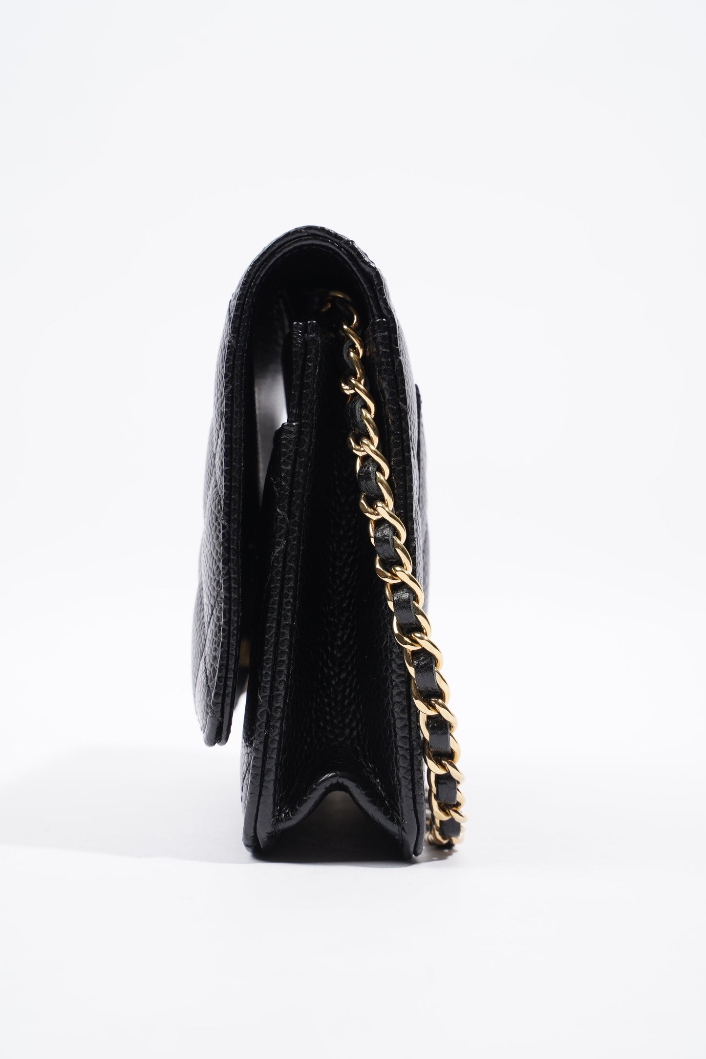Chanel Wallet On Chain Black Caviar Leather