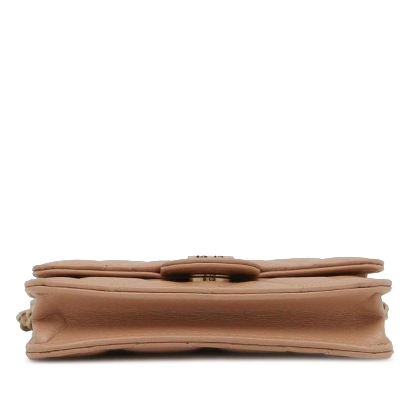 CHANEL Lambskin Mini Clutch with Chain Crossbody Bag