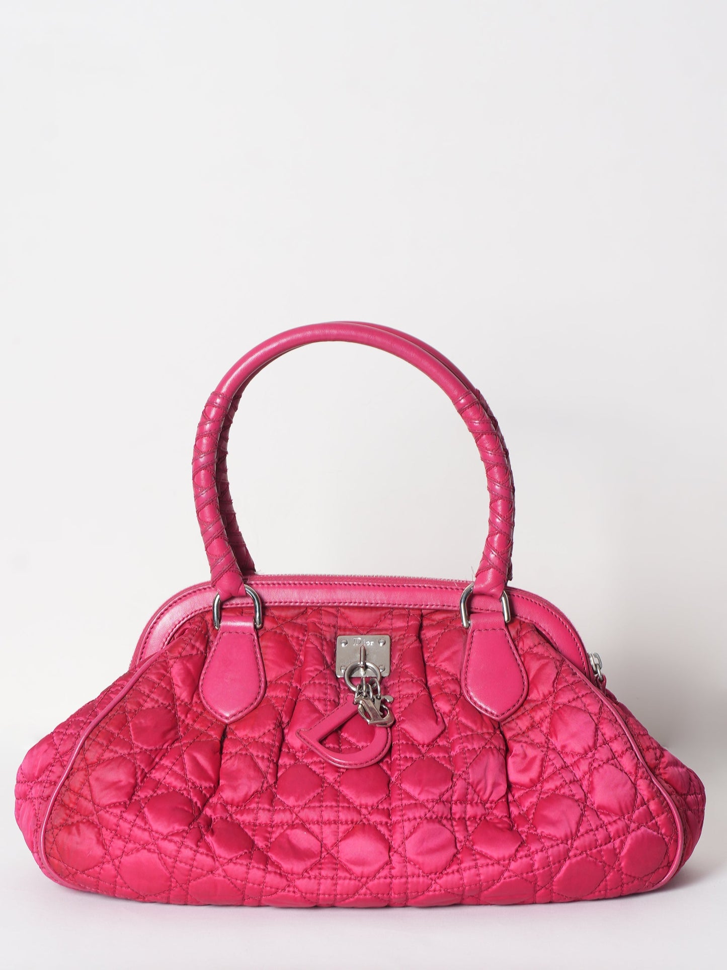 Dior Handbag Doctor Bag Red Top Handle