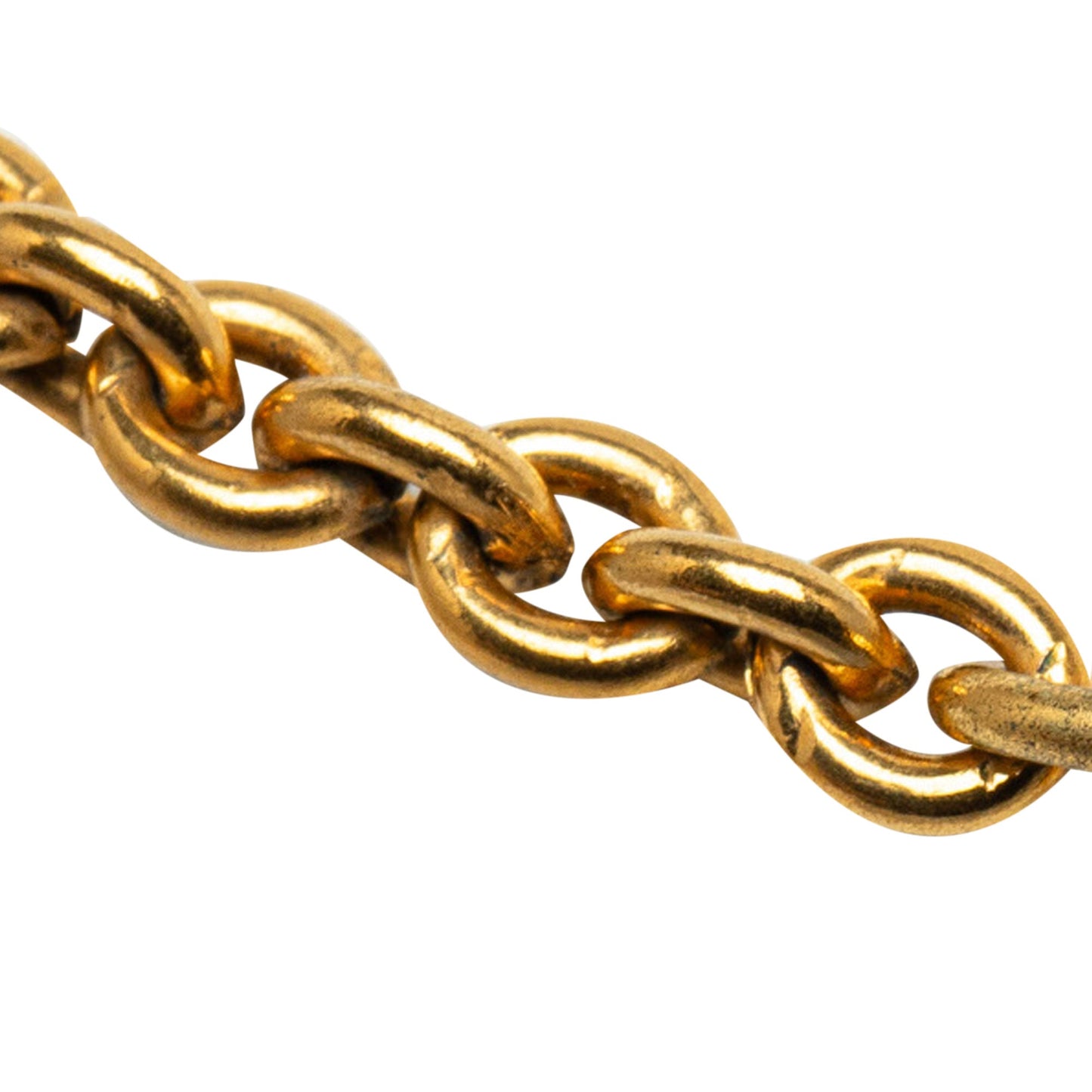 CHANEL Letter Chain Pendant Necklace Costume Necklace