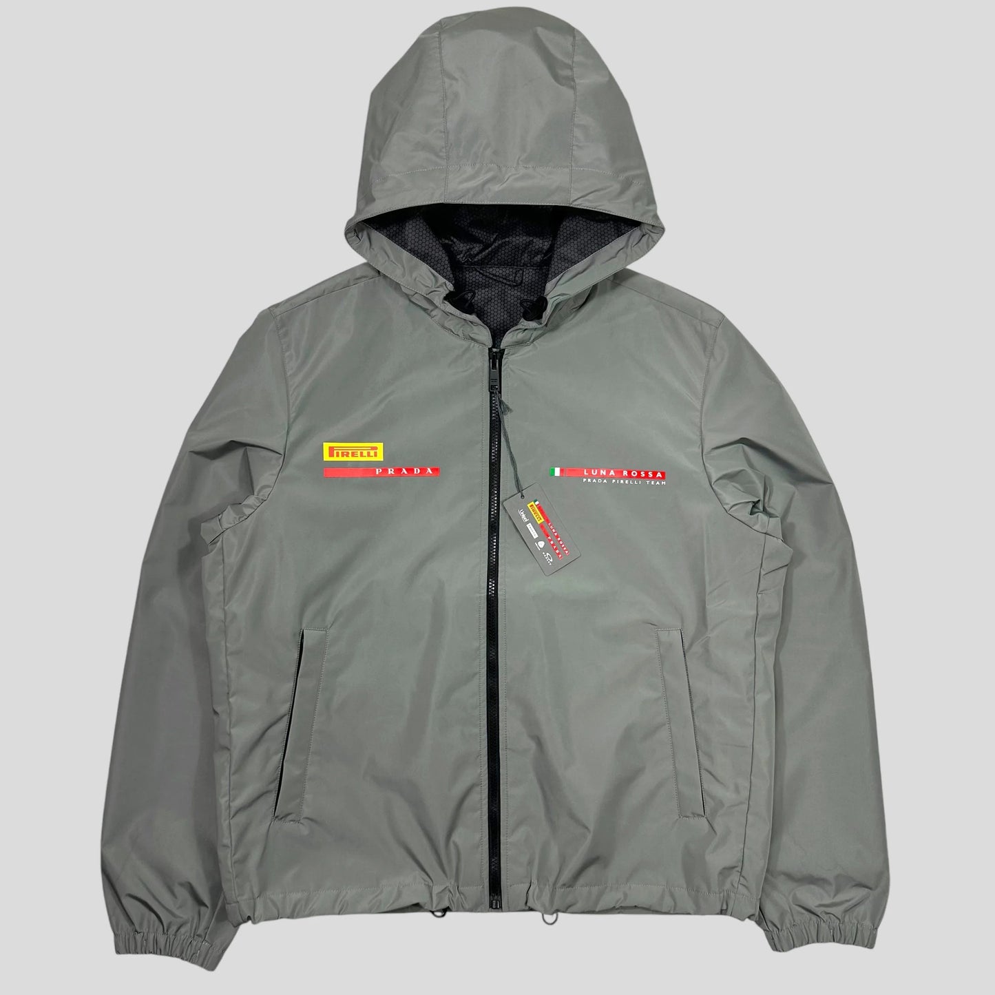 Prada Handbag Luna Rossa Extreme-tex K-way Windbreaker - S
