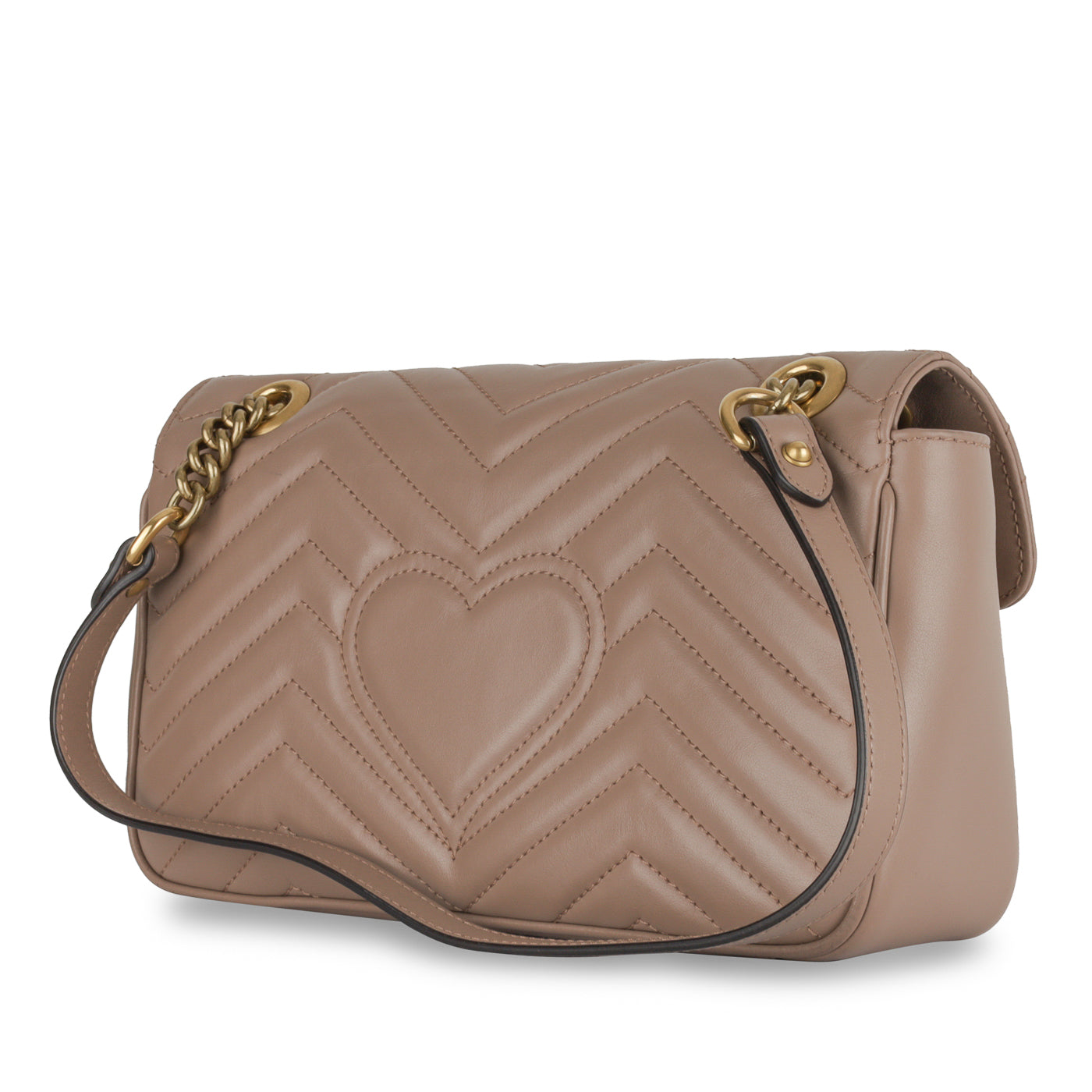 Gucci Marmont Bag Small Shoulder Bag Nude Ghw