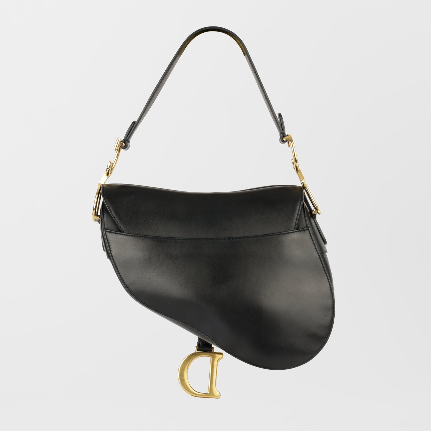 Dior Christian Saddle Bag Leather Shoulder Bag