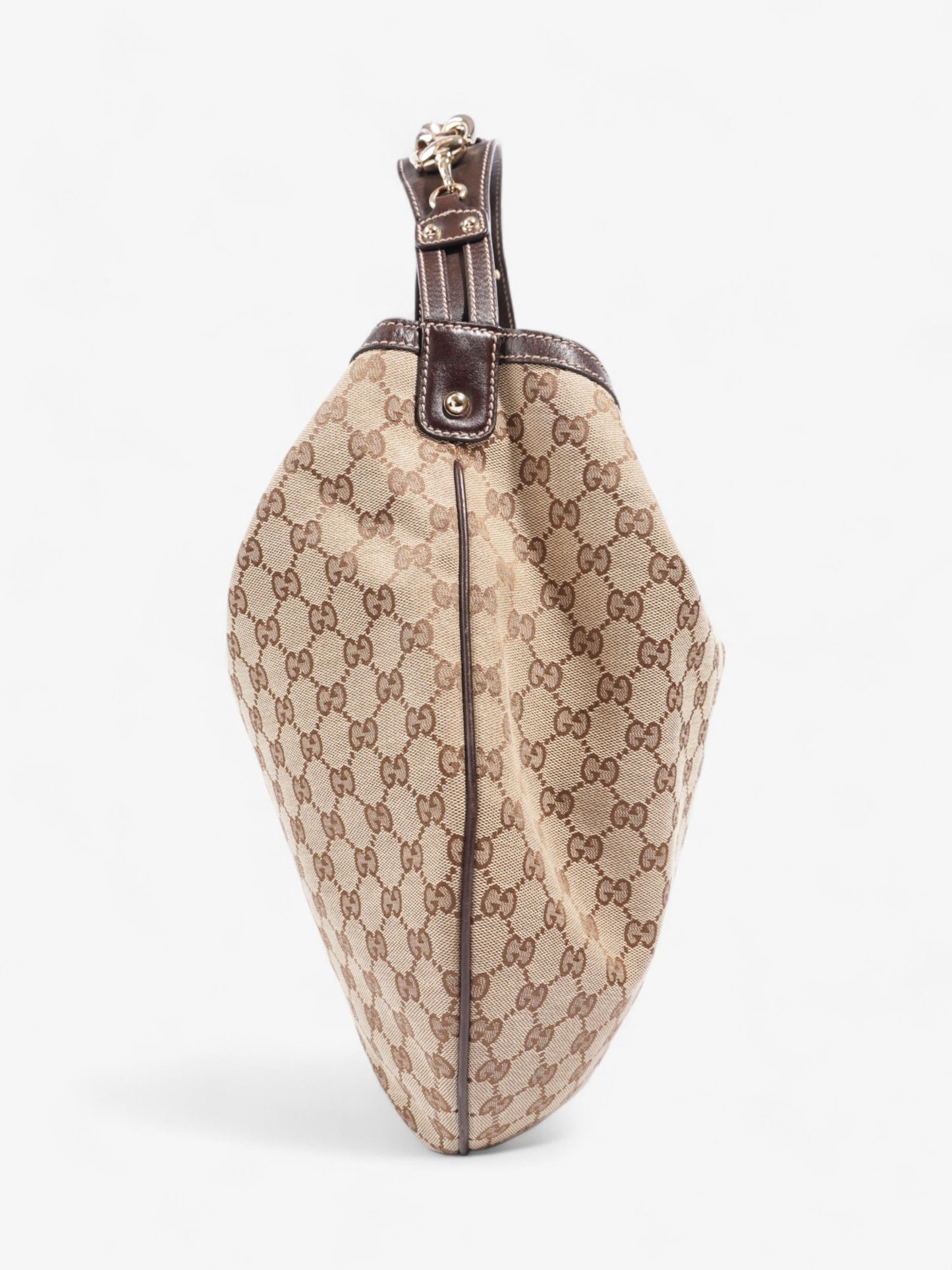 Gucci Hobo And Ebony Supreme Canvas Brown Shoulder Bag