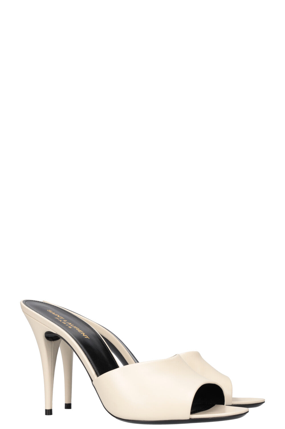 La 16 Mules White Shoes