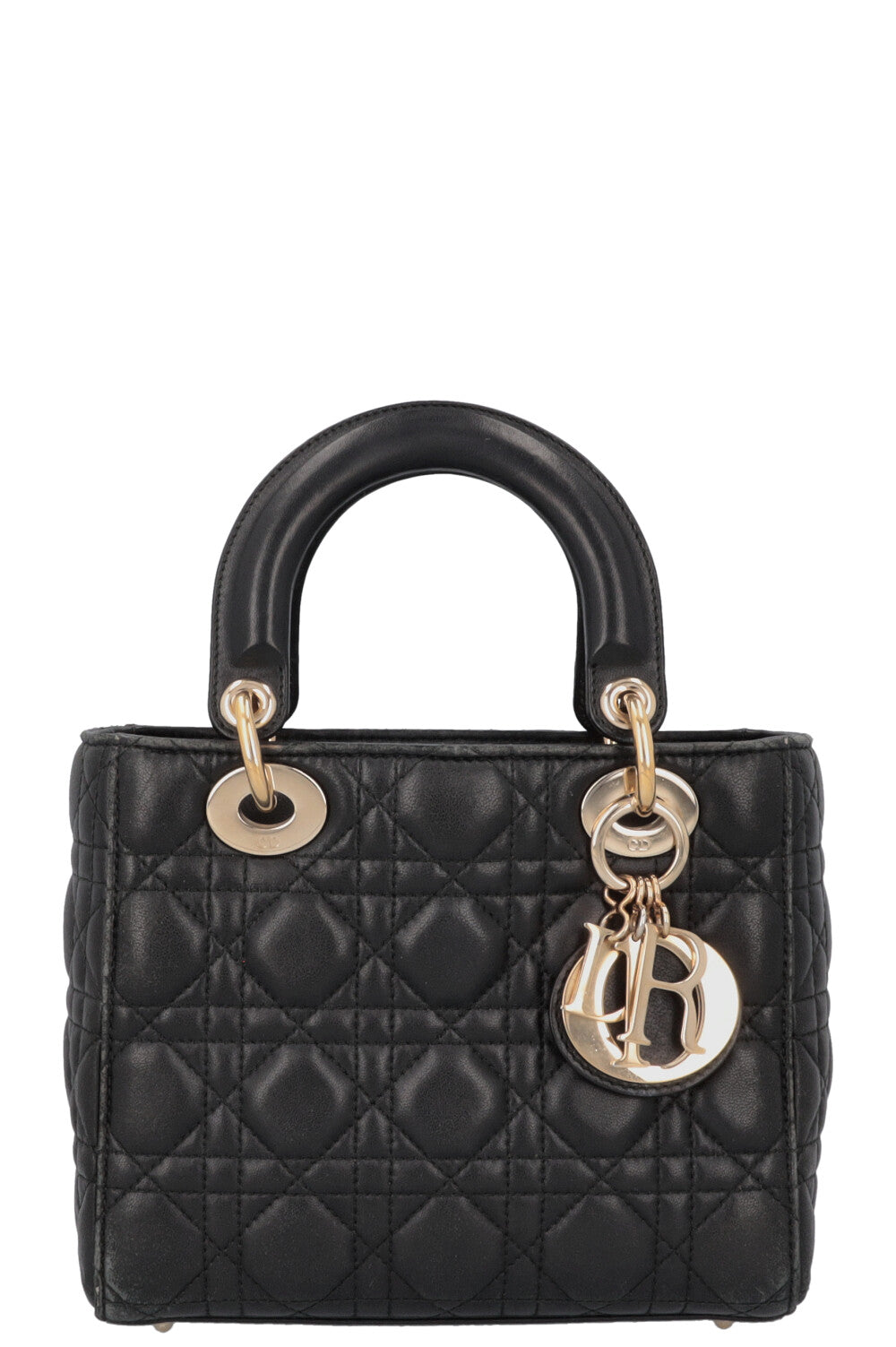 Dior Handbag Lady Cannage Black