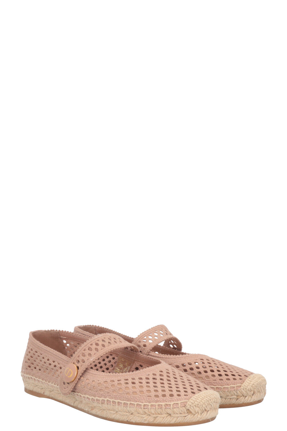 Dior Mesh Mary Jane Nude Shoes