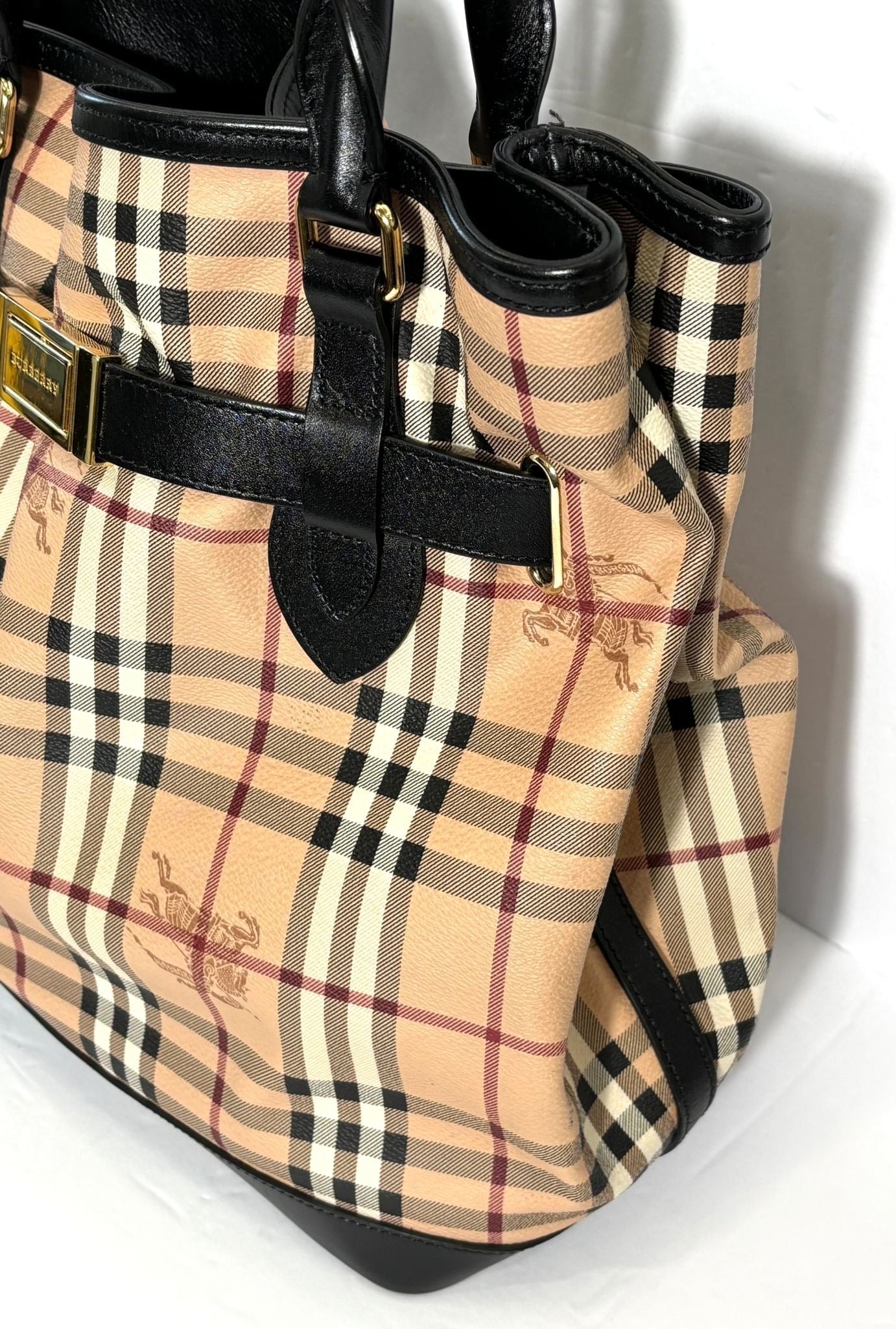 Burberry Check Bag Travel Bag
