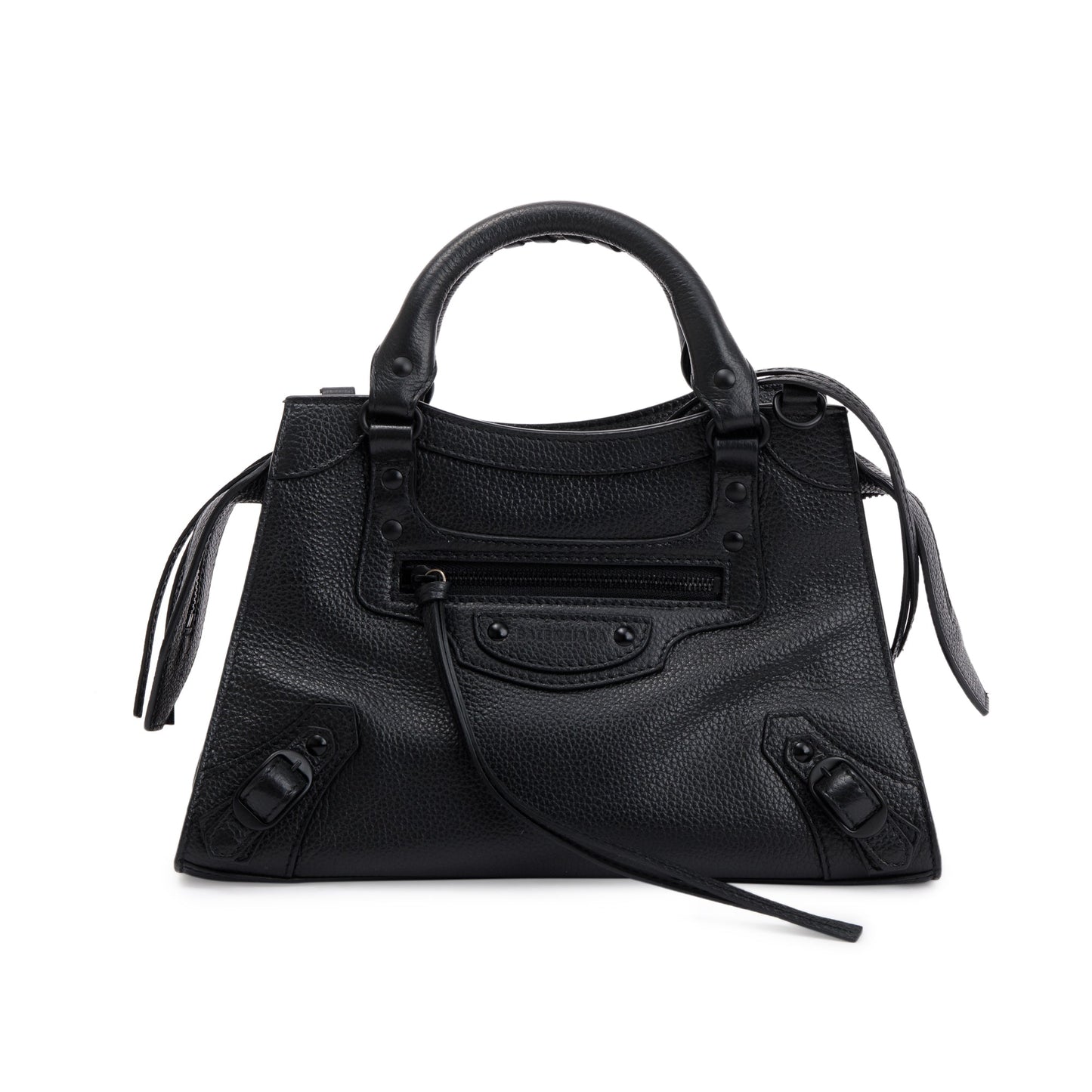 Balenciaga Calfskin Neo Classic Xs City Bag Leather Black Travel Bag