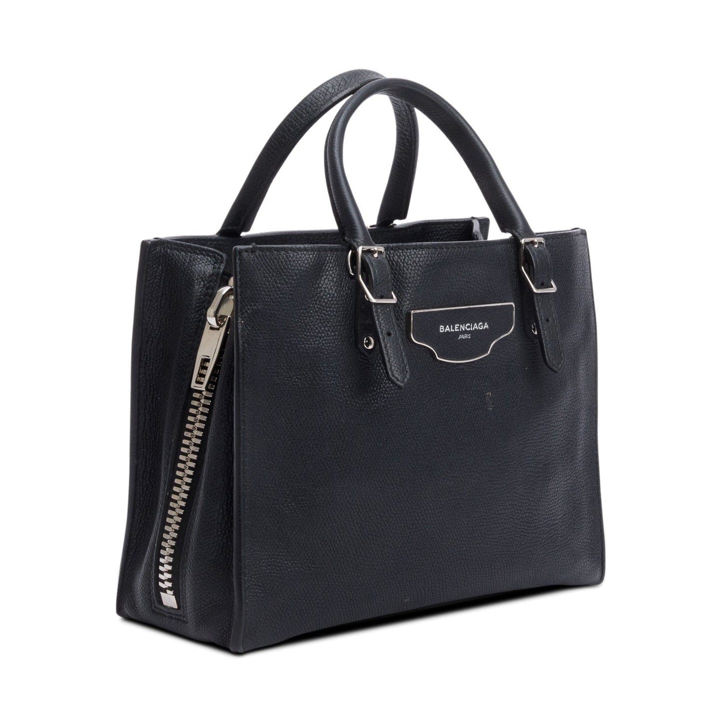 Balenciaga Veau Papier Tote Black Mini Tote Bag