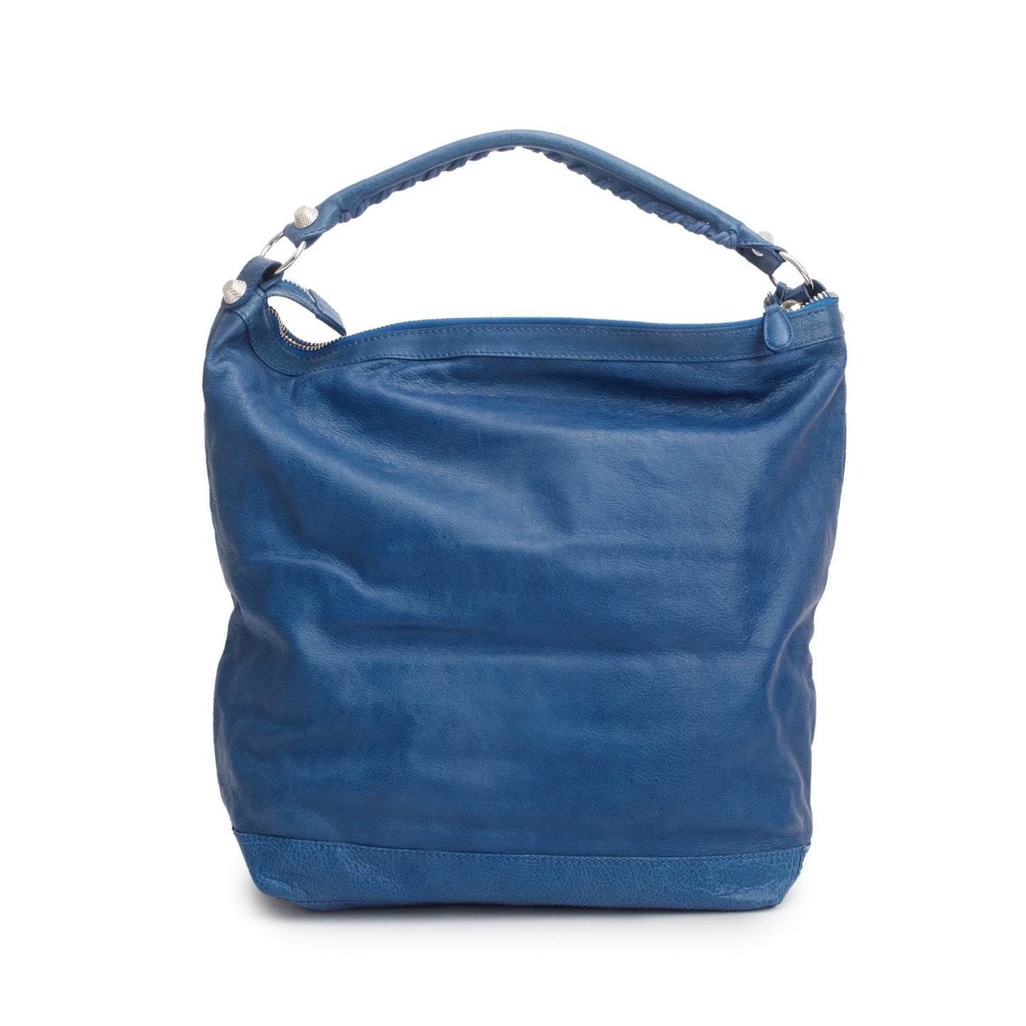 Balenciaga Cassic Agneau Giant Day Bag Leather Blue Travel Bag