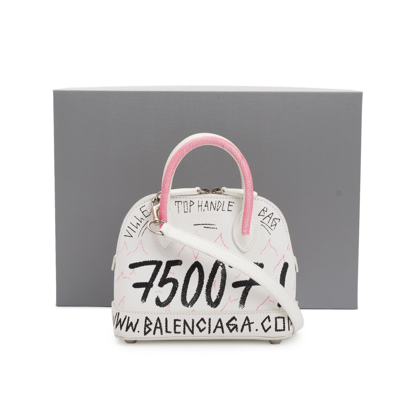 Balenciaga Graffiti Ville Xxs Top Handle Bag Travel Bag