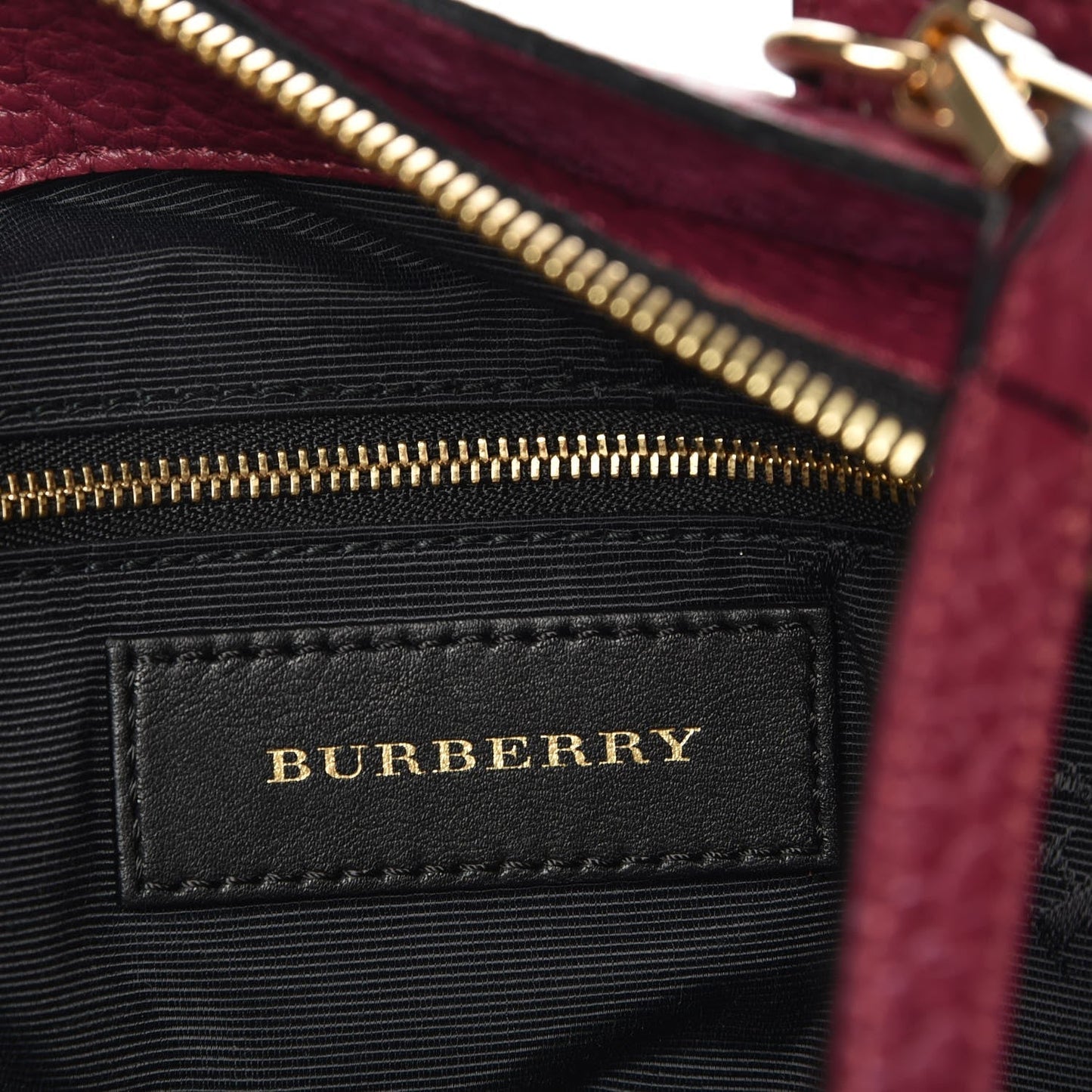 Burberry Grain Check Tote Bag