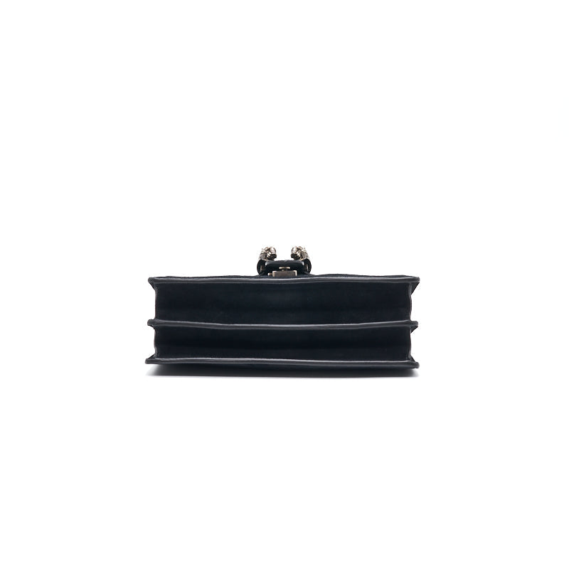 Gucci Dionysus Shw Handbag Black Medium Travel Bag Black Shw