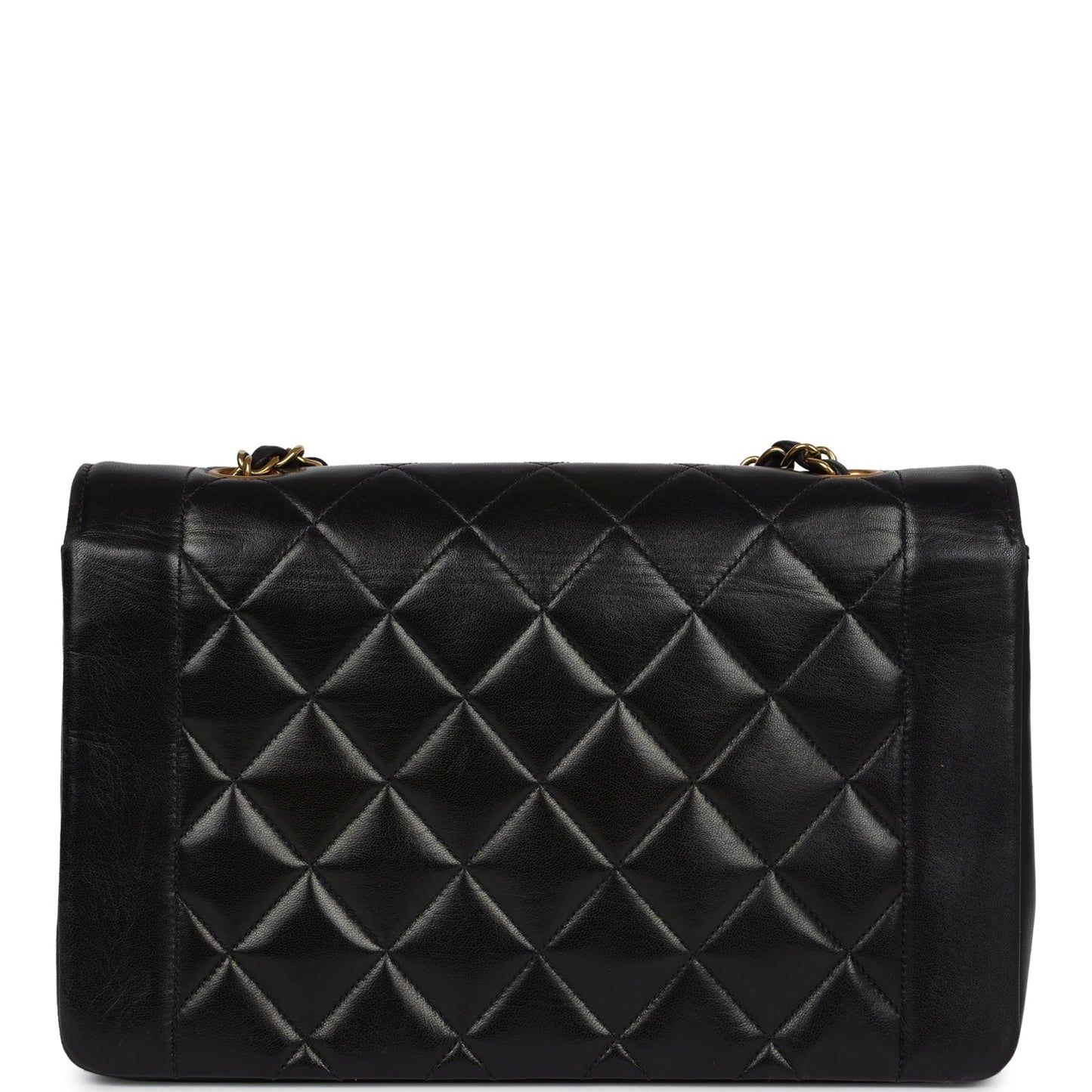 Chanel Small Diana Flap Bag Black Lambskin Gold Hardware