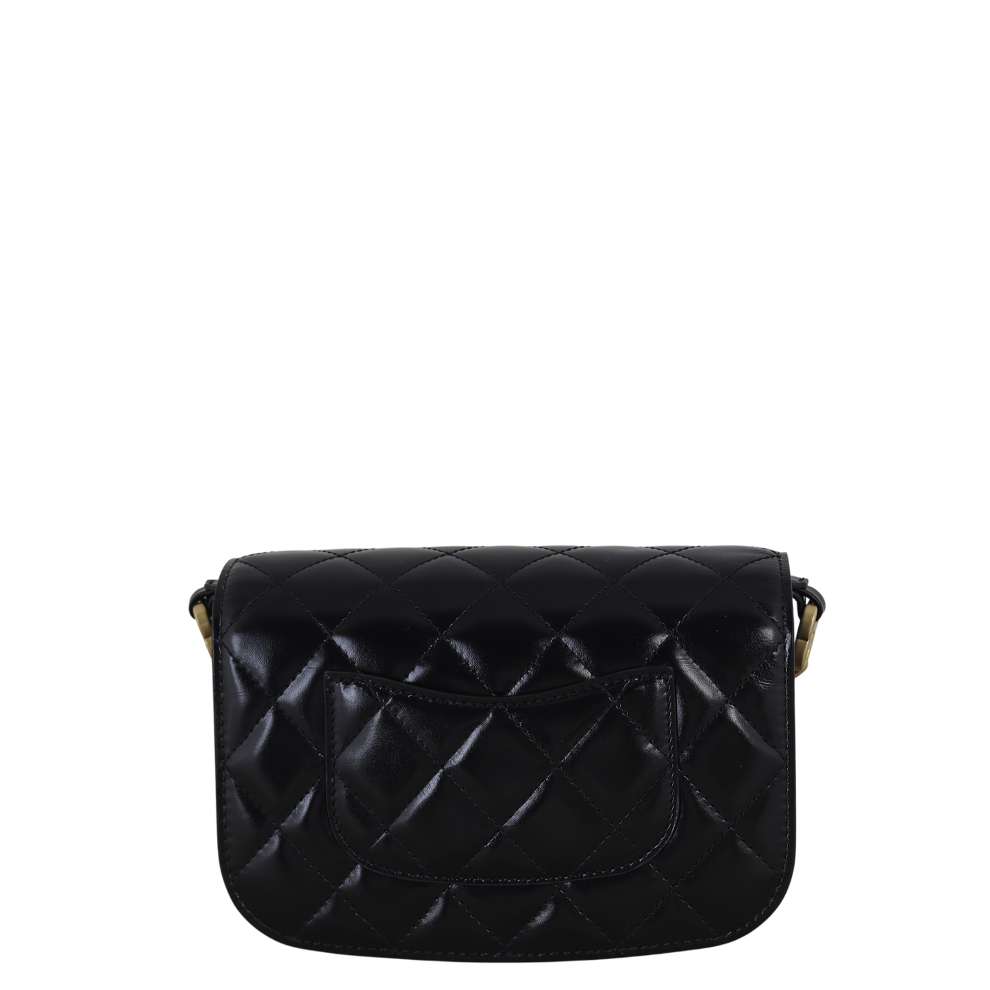 Chanel CC Messenger Bag Quilted Mini Crossbody Bag