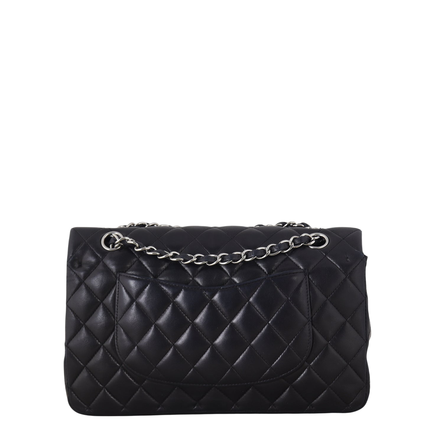 Chanel Classic Double Lambskin Handbag Quilted Medium Crossbody Bag Lambskin 23122025