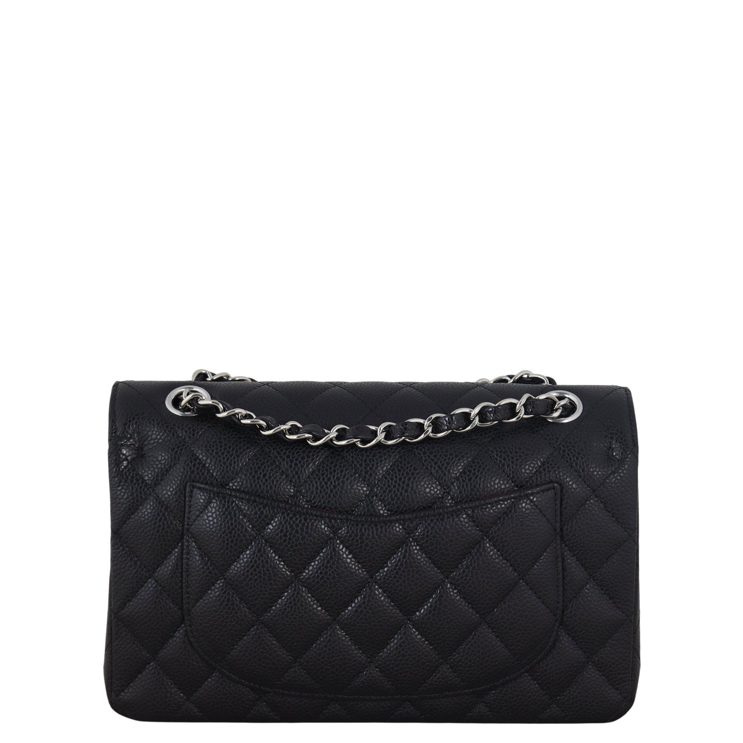 Chanel Classic Double Flap Caviar Handbag Quilted Black Crossbody Bag Caviar 29122025