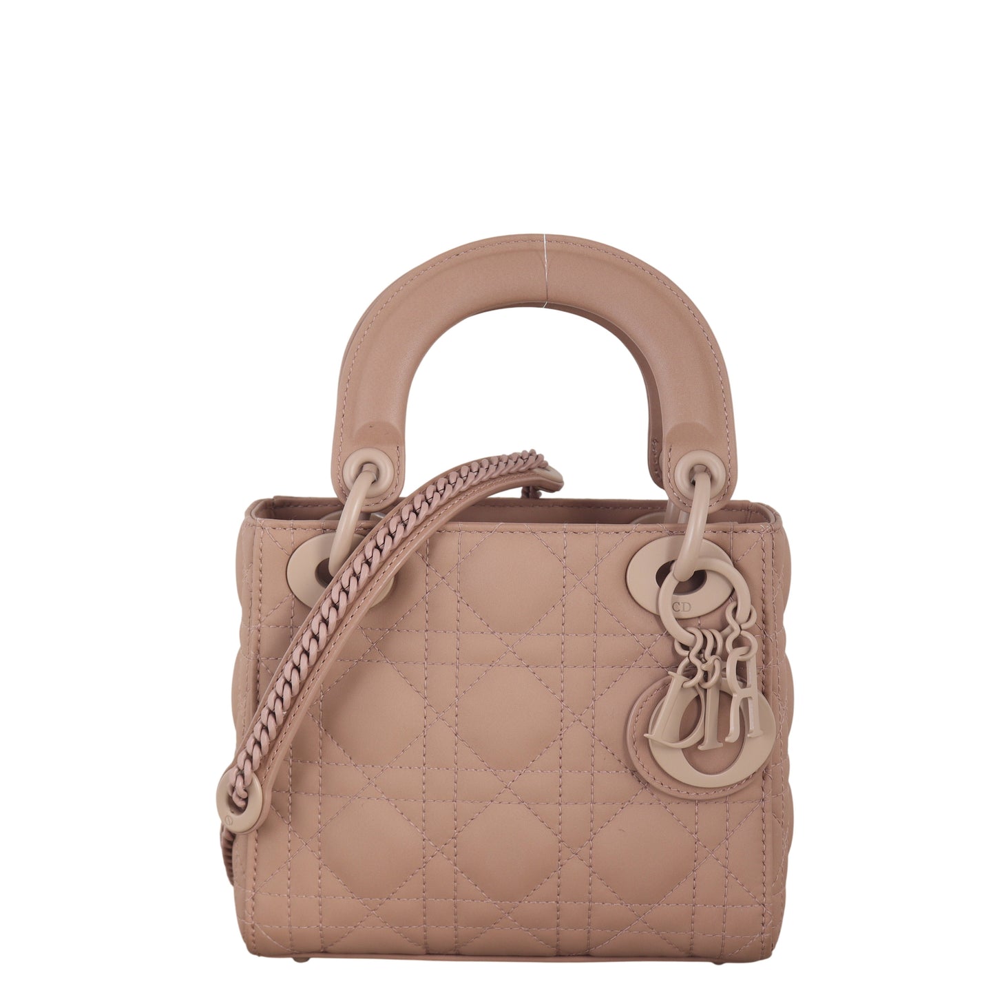 Dior Crossbody Bag Lady Ultramatte 3 Pink Mini Small Shoulder Bag