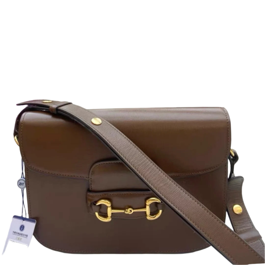 Gucci Horsebit Caramel Leather Brown Small Shoulder Bag Leather 11