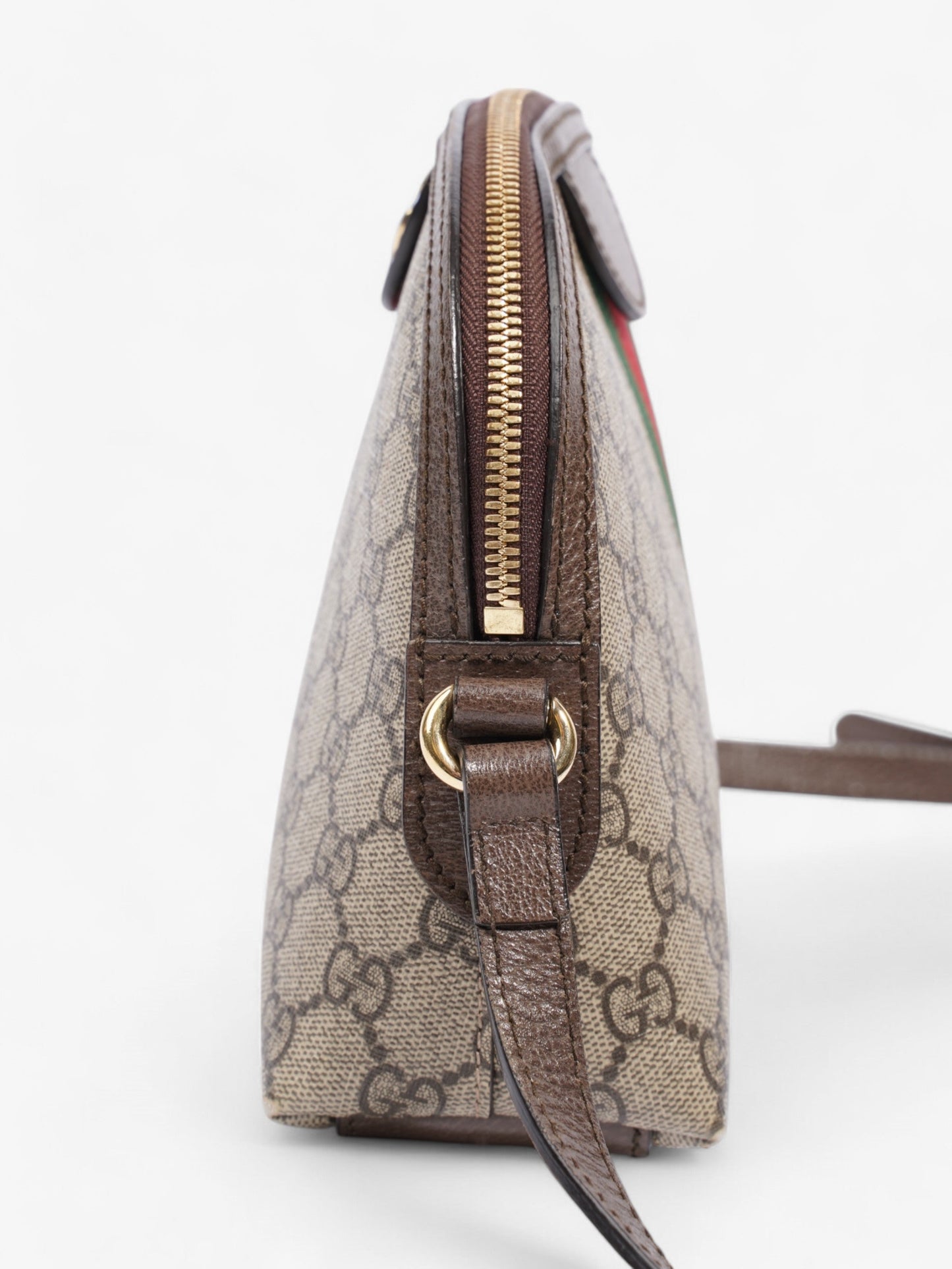 Gucci Ophidia Shoulder Bag Supreme Coated Small Canvas Red