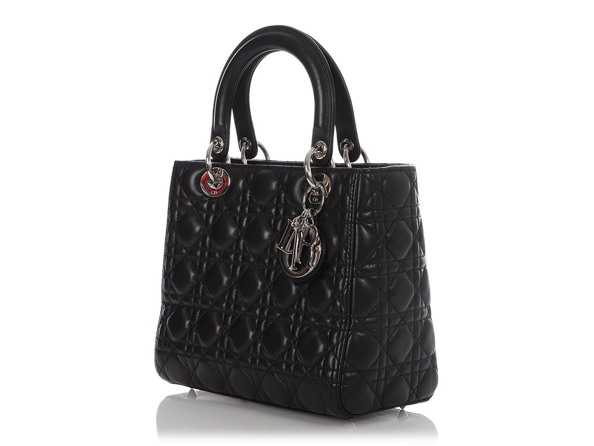 Dior Lady Crossbody Bag Black Medium