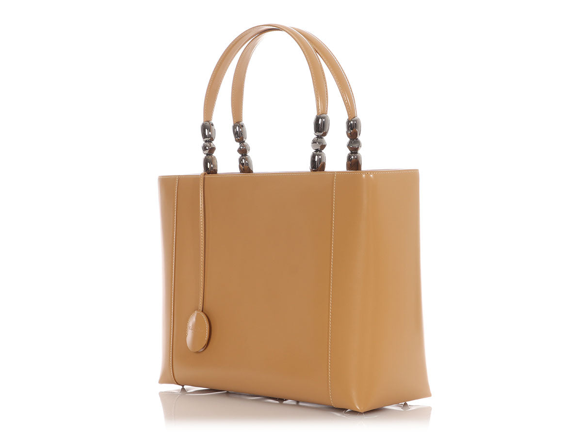 Dior Malice Tote Tan Large Tote Bag