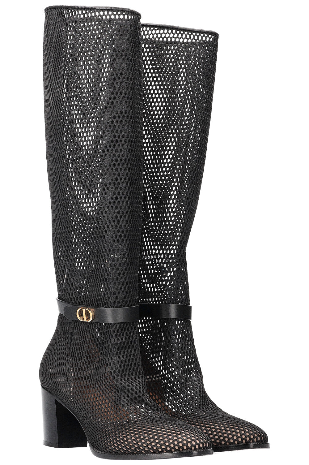 Dior Empreinte Mesh Boots Black Shoes