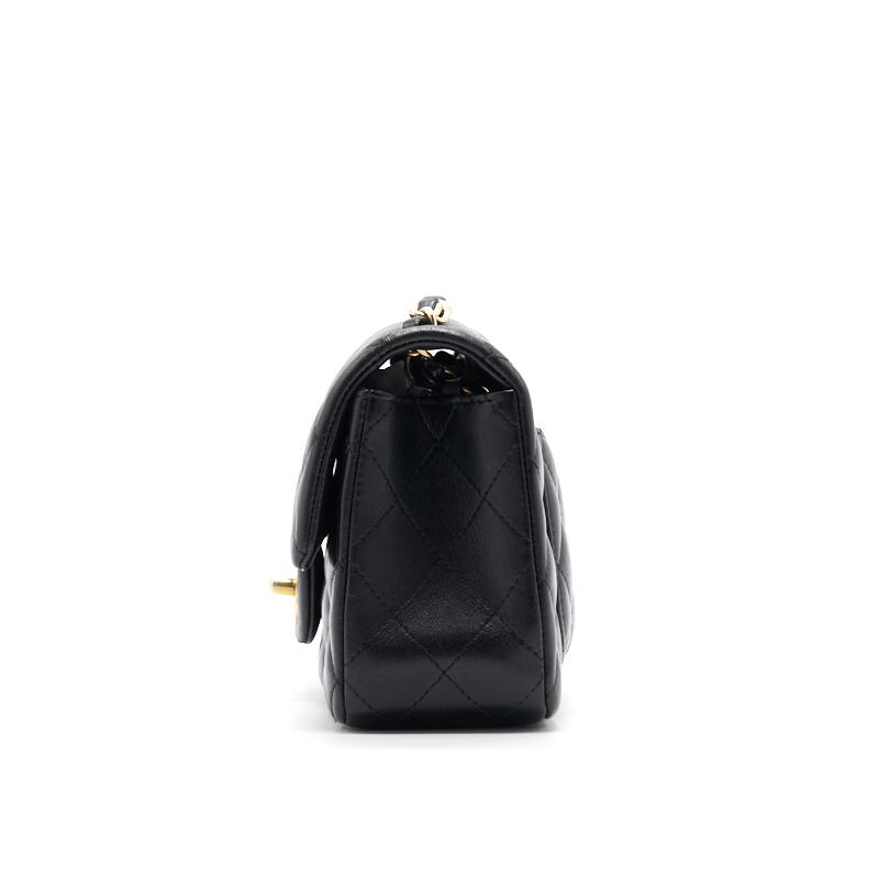 Chanel Lambskin Rectangular Mini Flap Bag