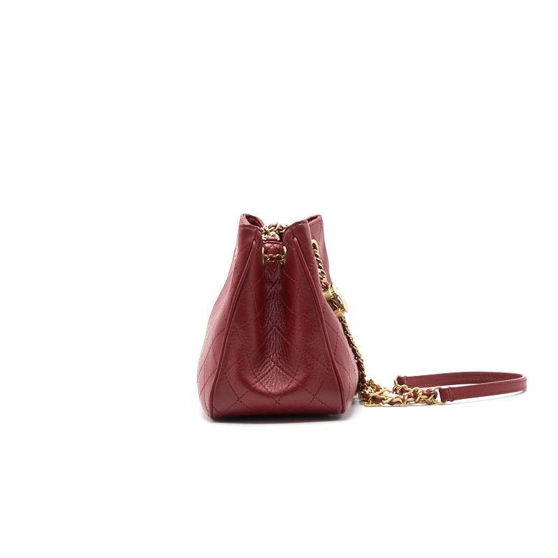 Chanel New York Sac Hobo Bag Mini Limited Edition Red