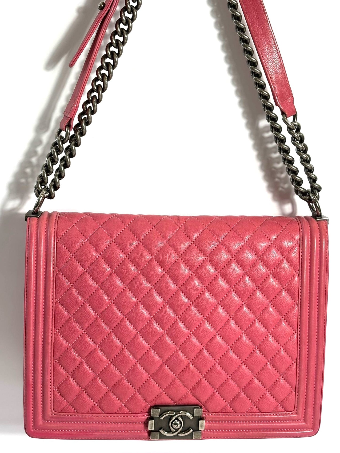 Chanel CALFSKIN QUILTED BOY FLAP Shoulder Bag