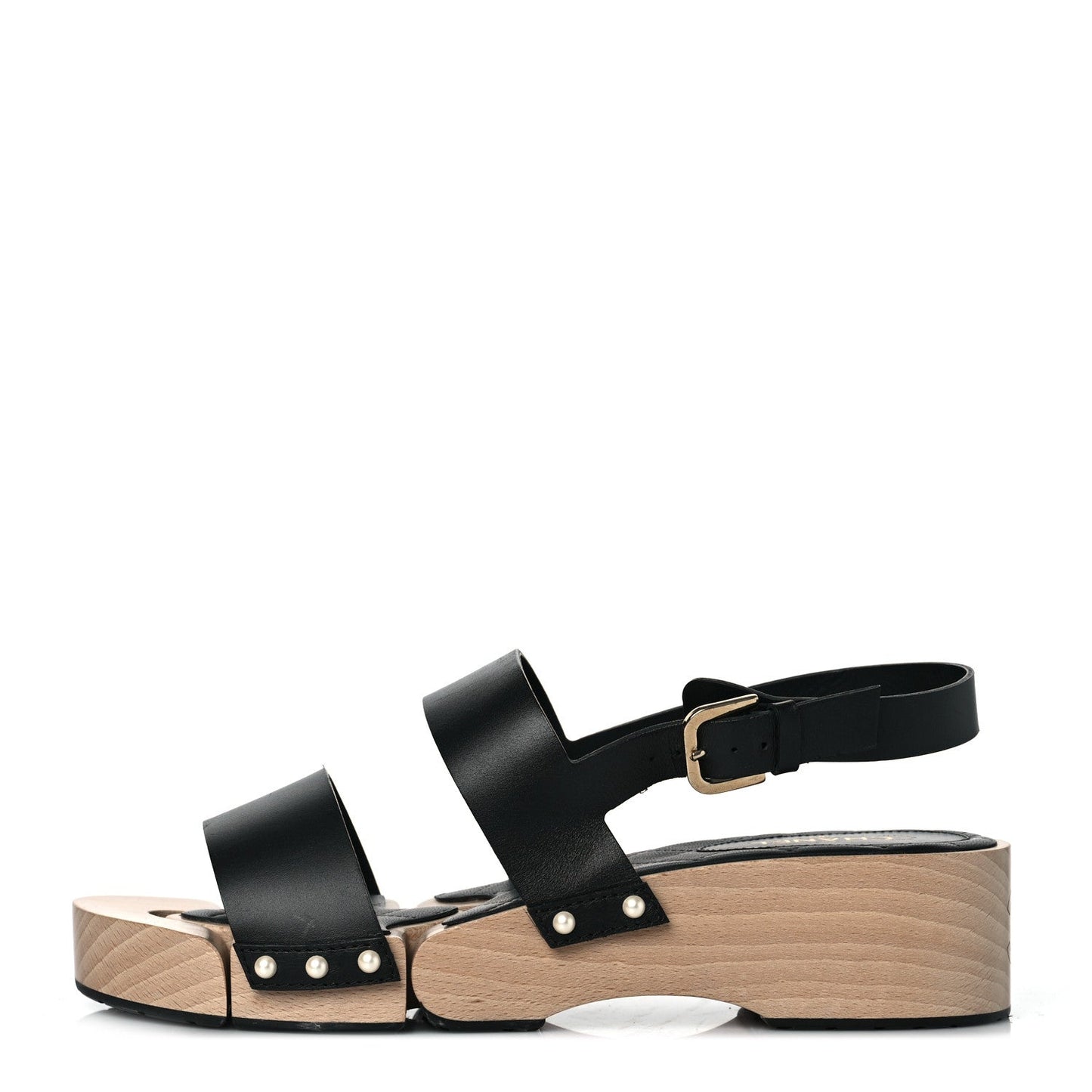 Chanel CC Seoul Hinged Clog Sandals for Women