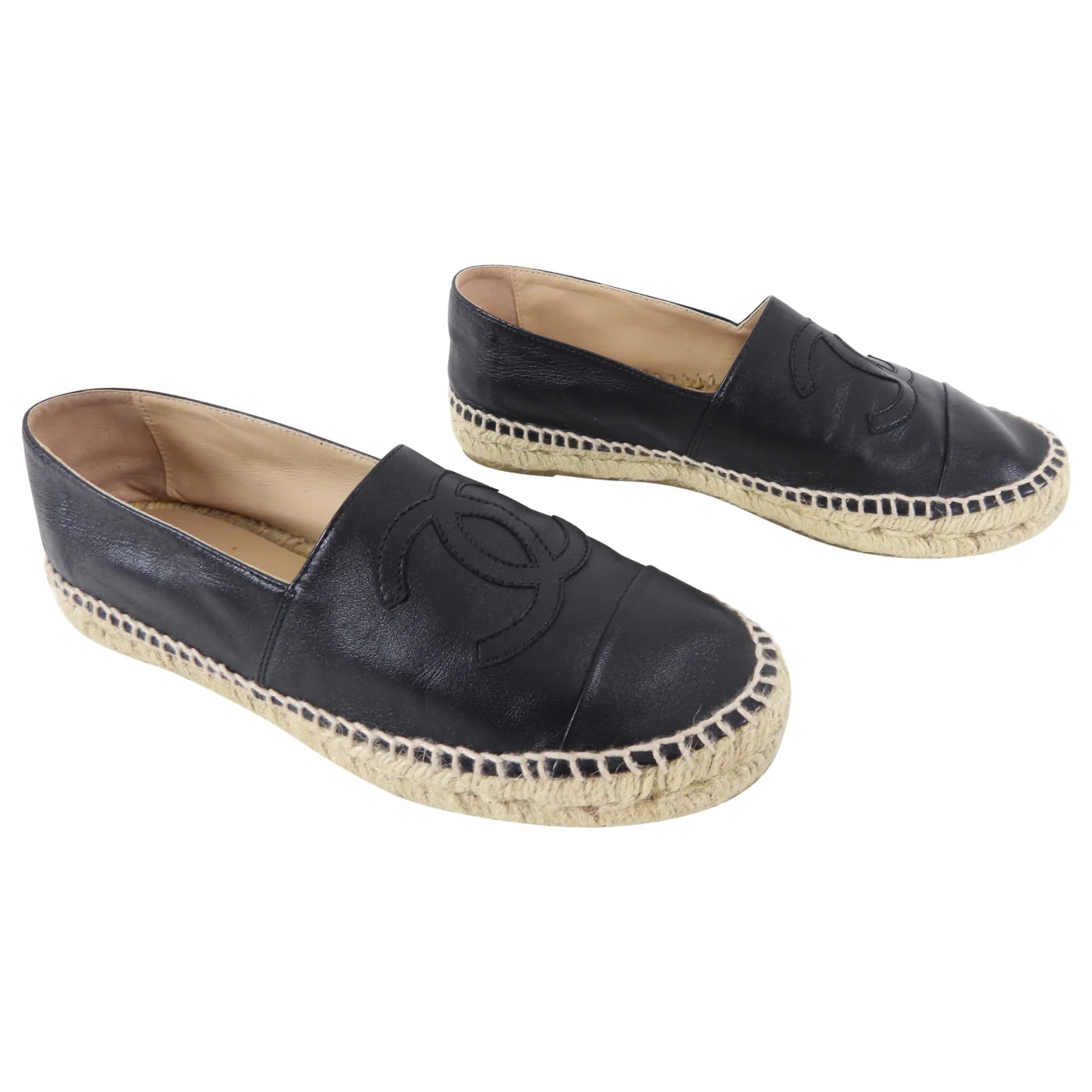 Chanel CC LAMBSKIN Handbag Espadrilles 2