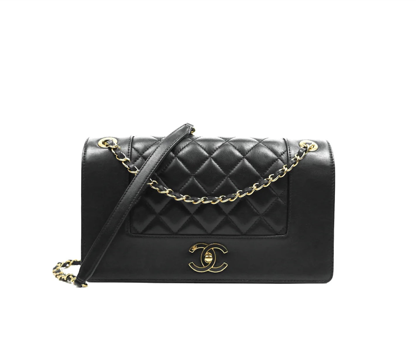Chanel CALFSKIN FLAP Leather Shoulder Bag