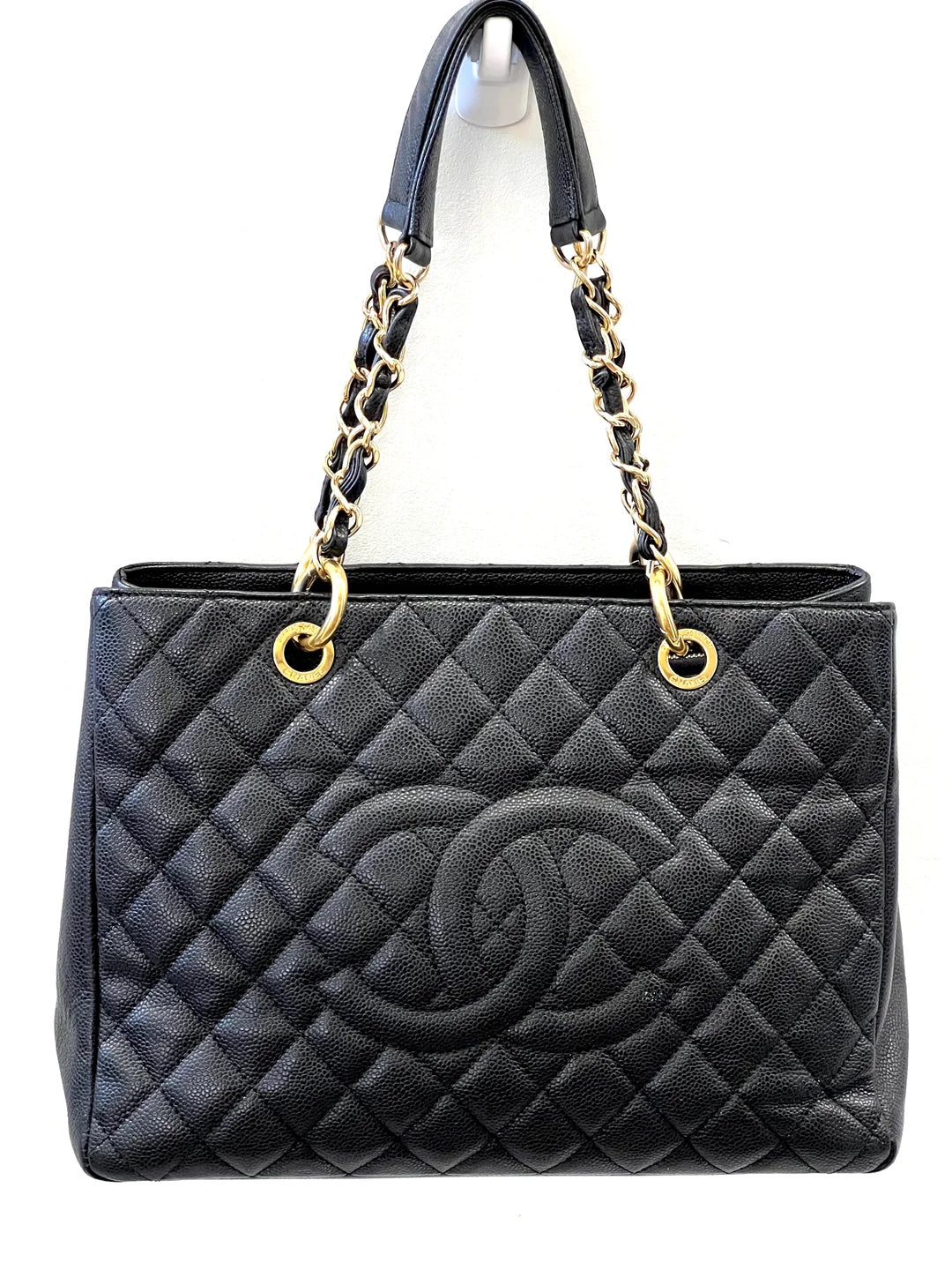 Chanel CAVIAR QUILTED GRAND SHOPPING Tote Bag Bag 1