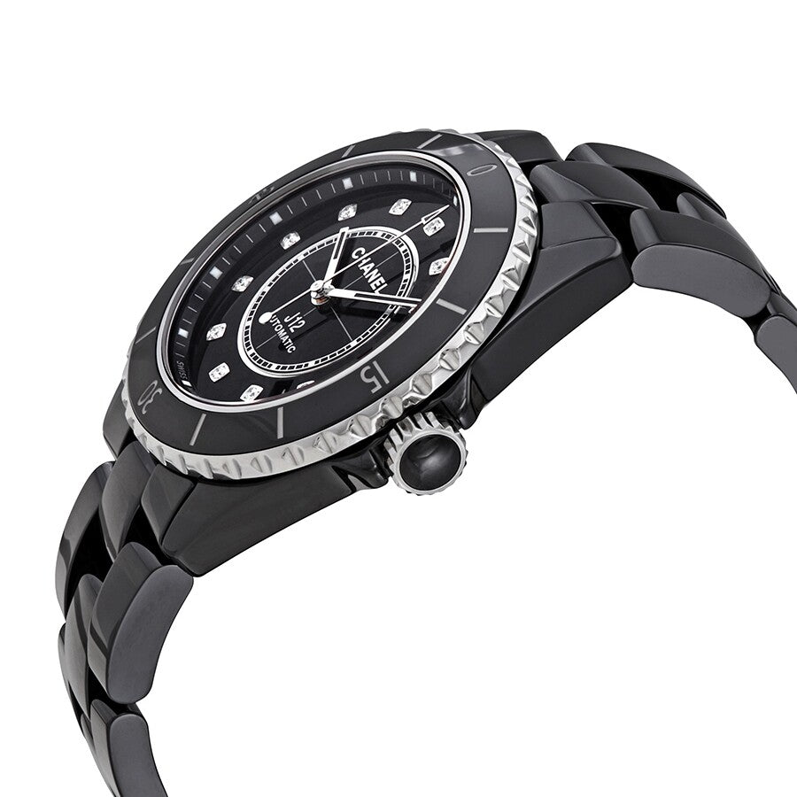 Chanel J12 Automatic Diamond Black Dial