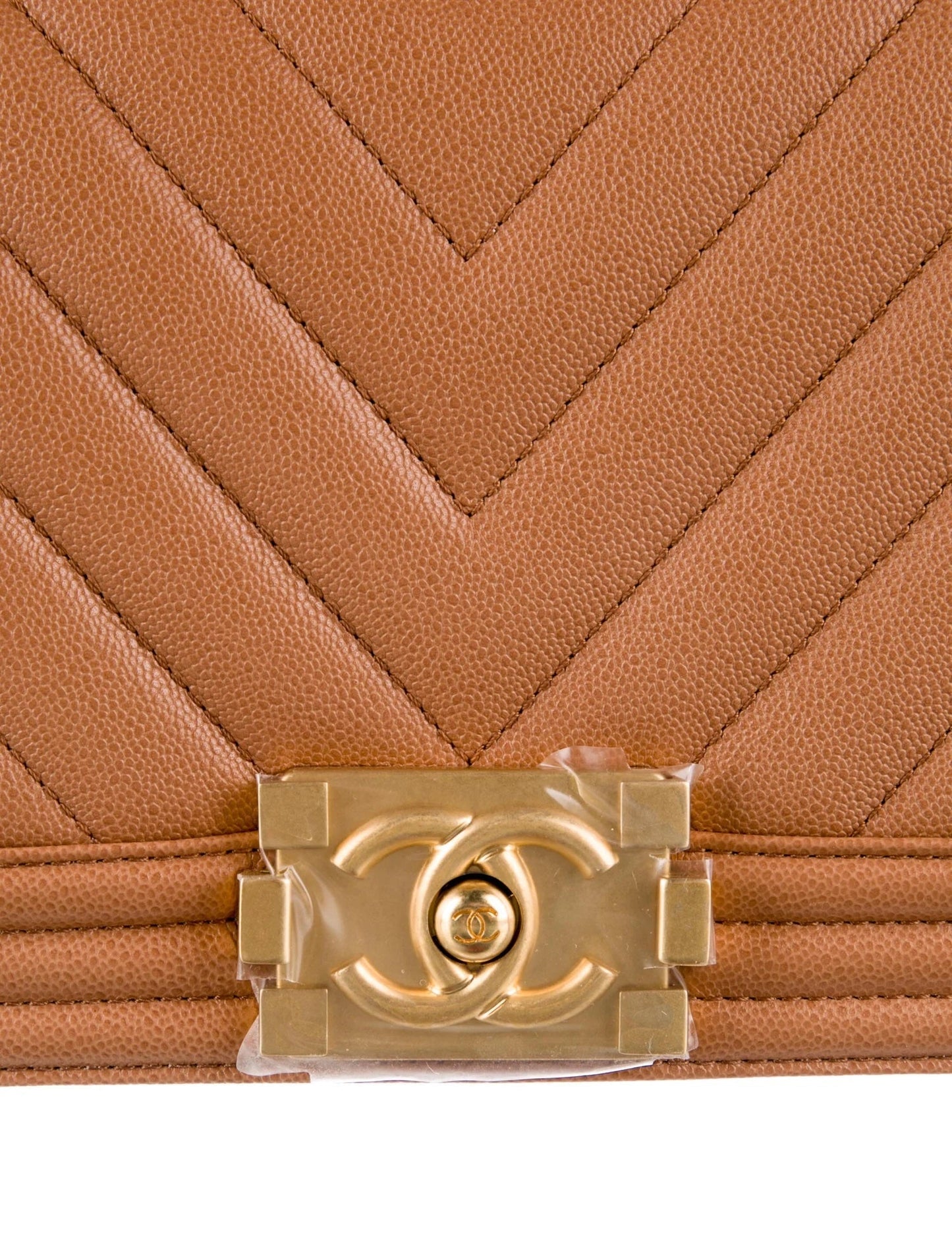 Chanel CC BOY CHEVRON QUILTED CALFSKIN Handbag