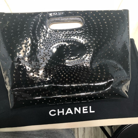 Chanel CC PATENT Clutch Bag