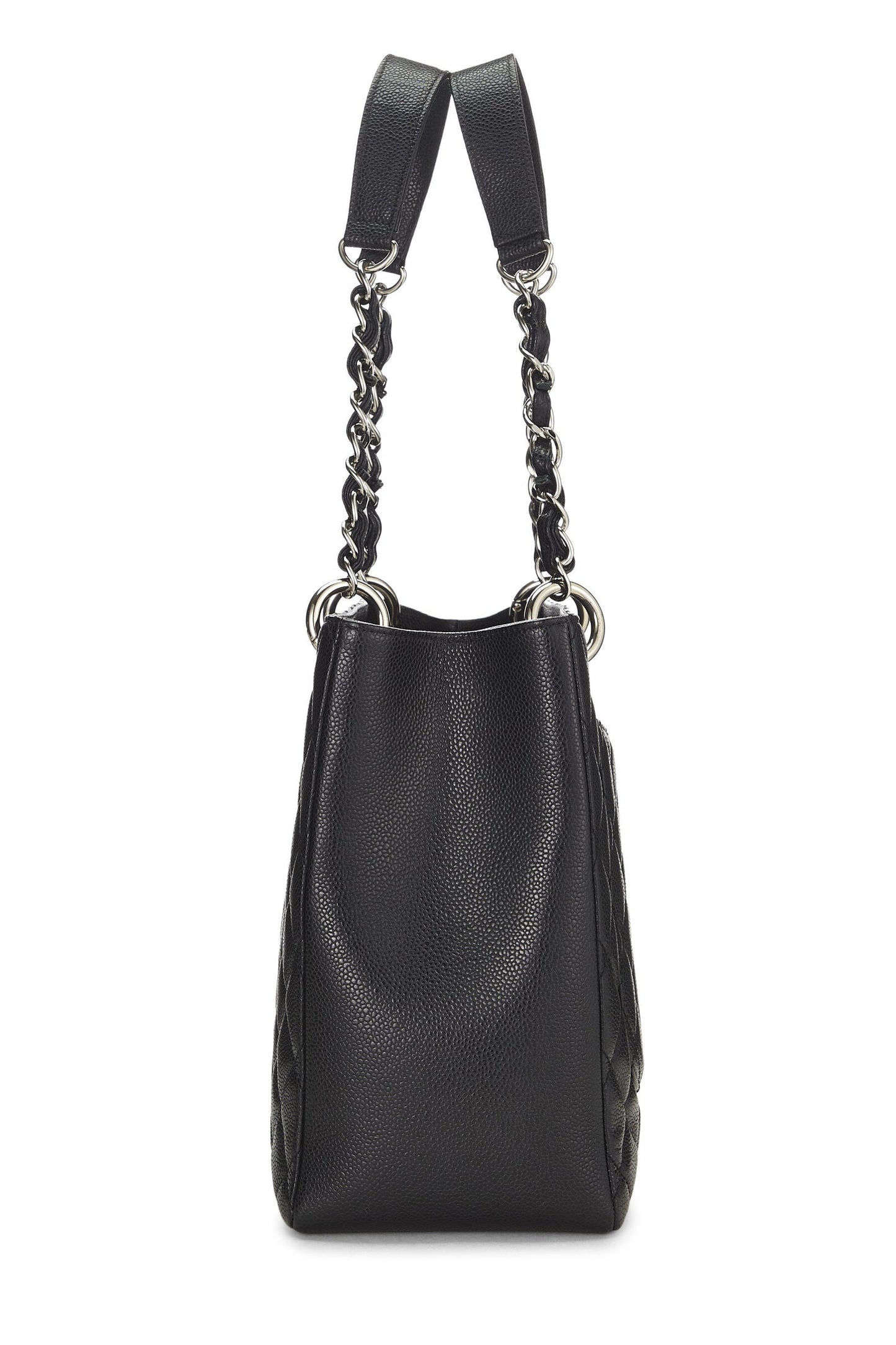 Chanel QUILTED CAVIAR GRAND SHOPPING GST Tote Bag