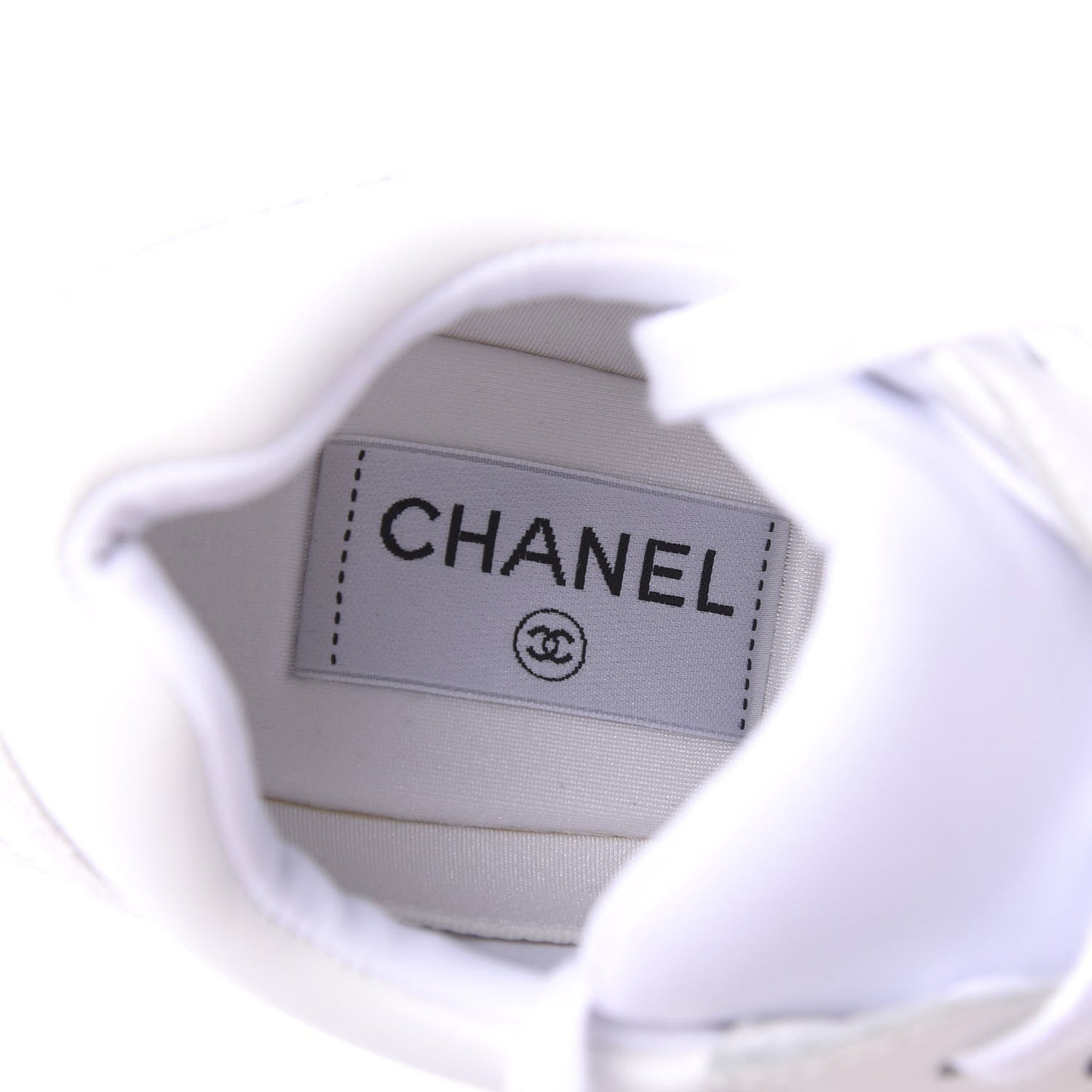Chanel Suede Calfskin Leather CC Sneakers for Women