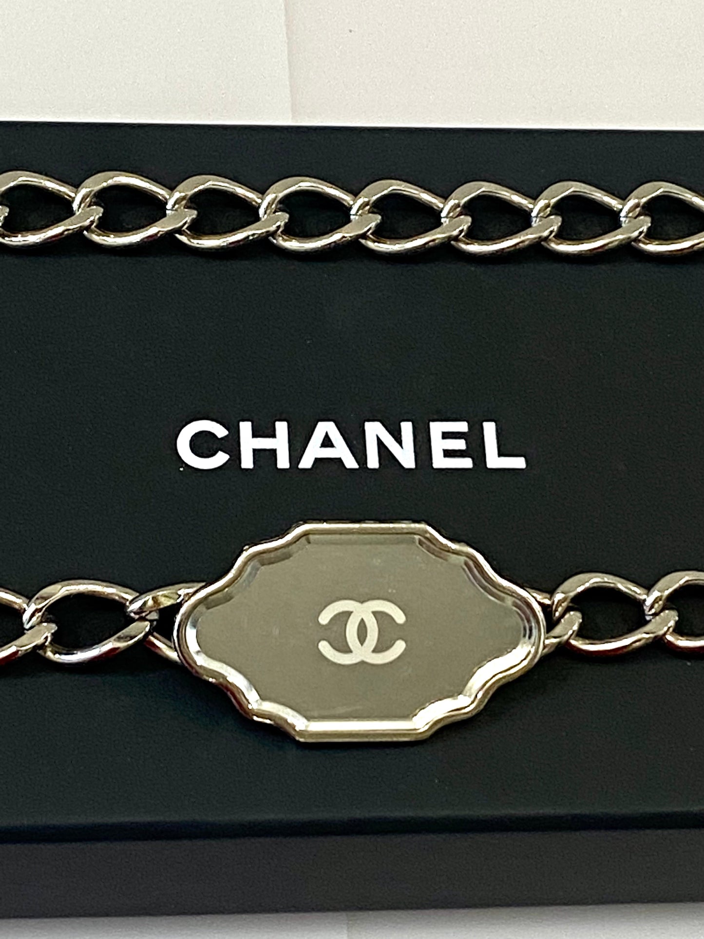 Chanel Cc Metal Chain Belt Bag