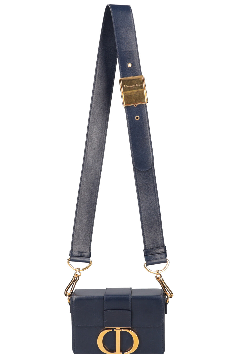 Dior Crossbody Bag 30 Montaigne Box Bag Navyblue