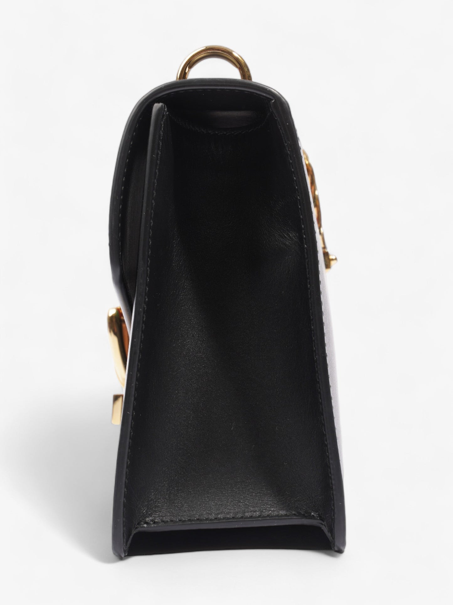 Gucci Sylvie Green Calfskin Small Shoulder Bag Leather Black